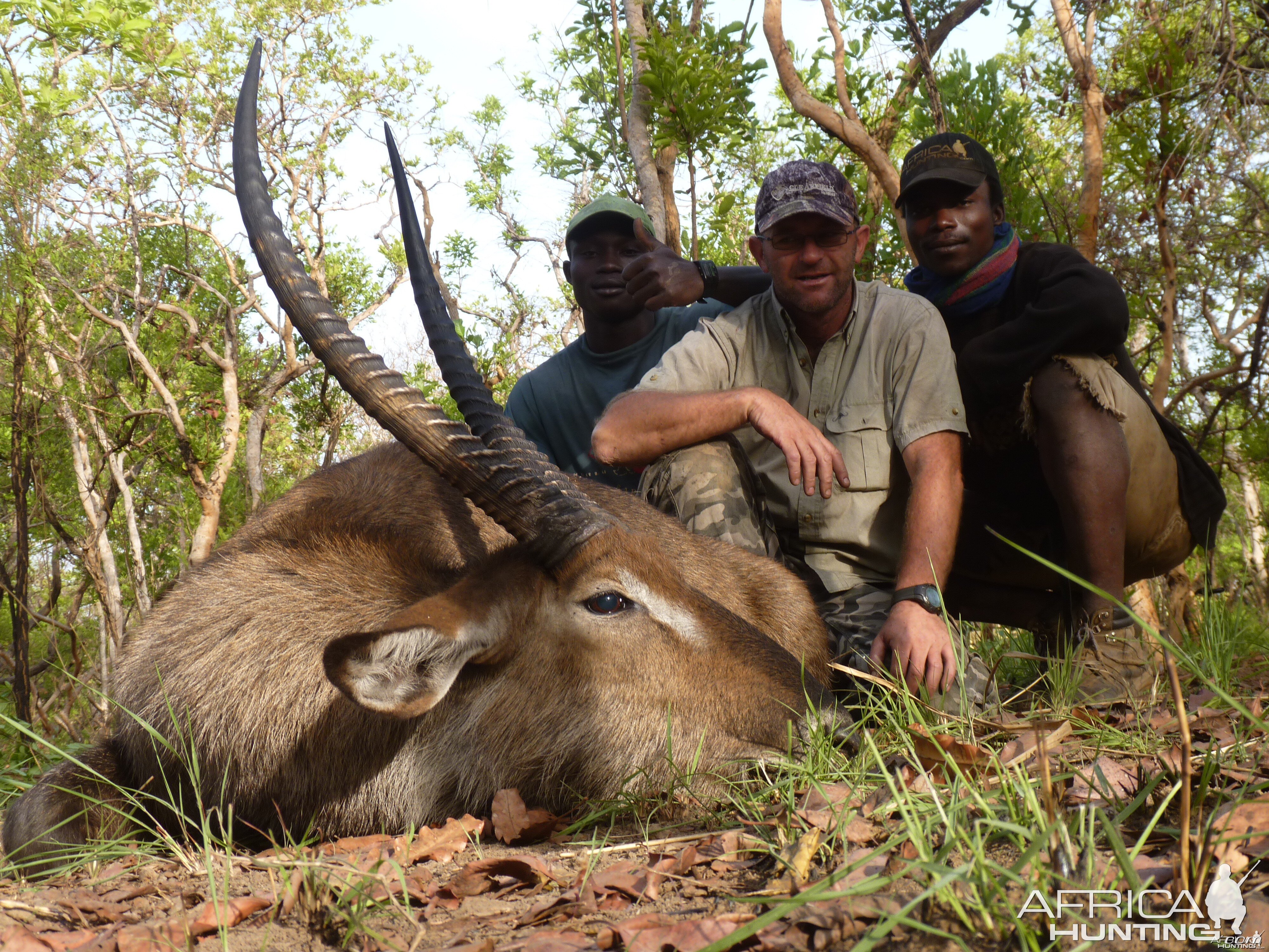 Hunting Sing Sing Waterbuck in CAR