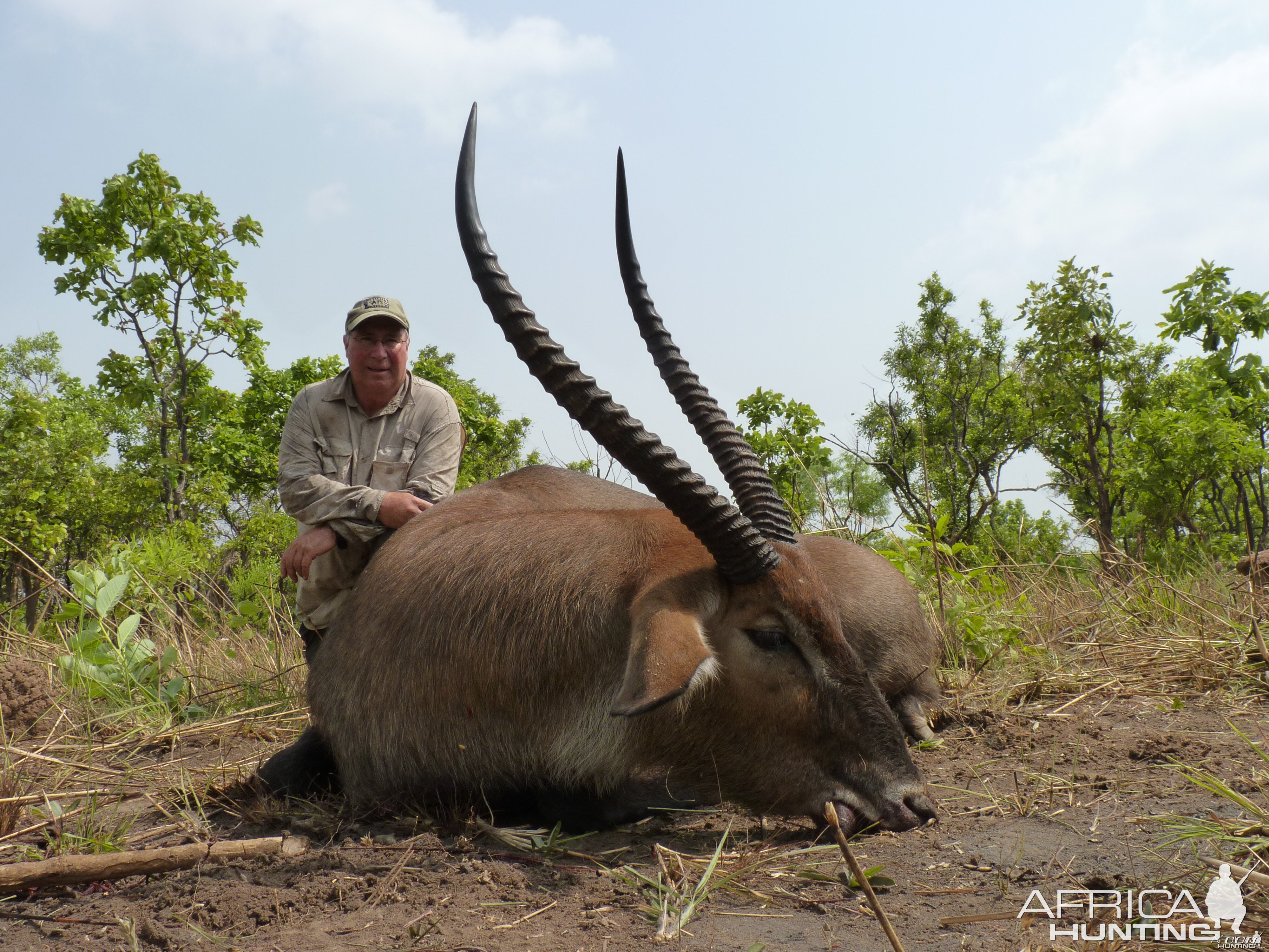 Hunting Sing Sing Waterbuck in CAR