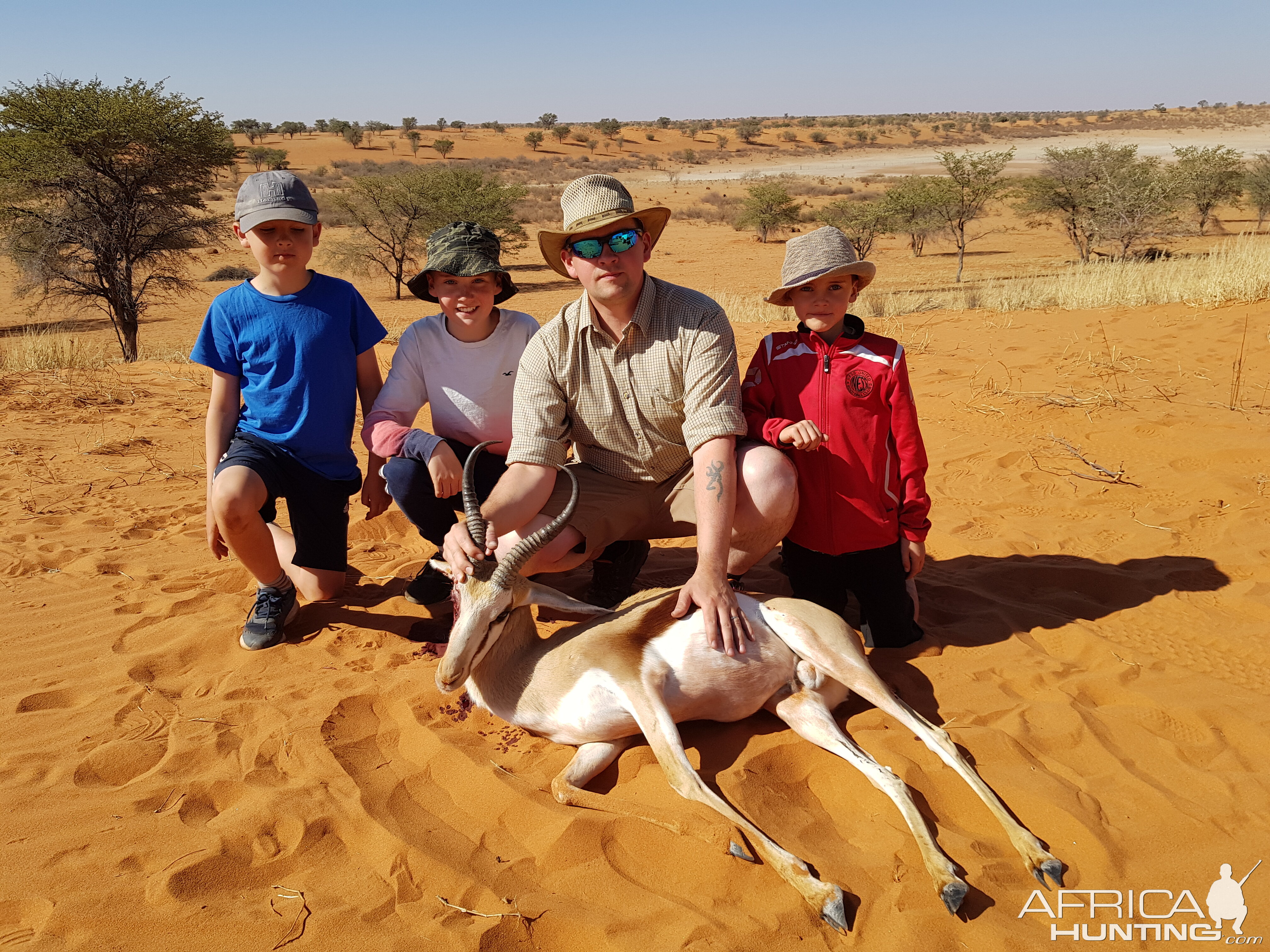 Hunting Springbok in Namibia