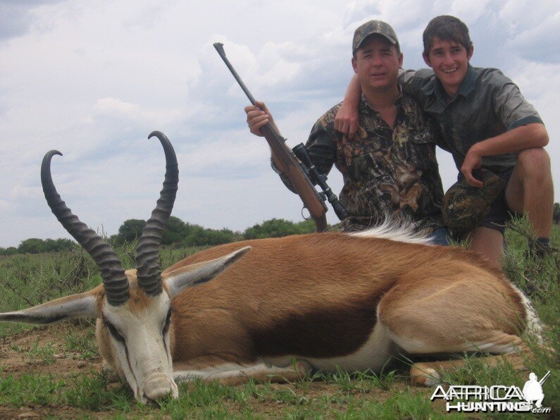 Hunting Springbok