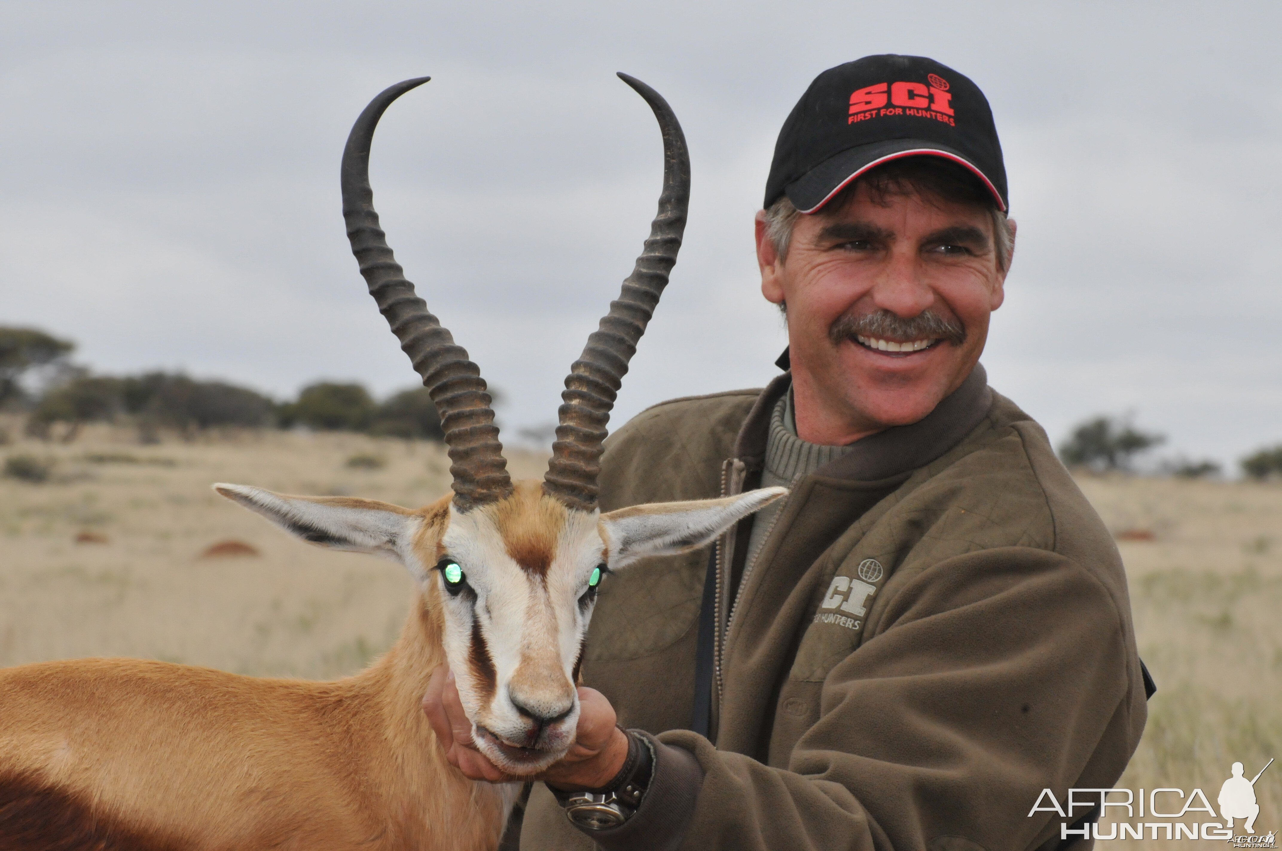 Hunting Springbuck with Wintershoek Johnny Vivier Safaris in SA