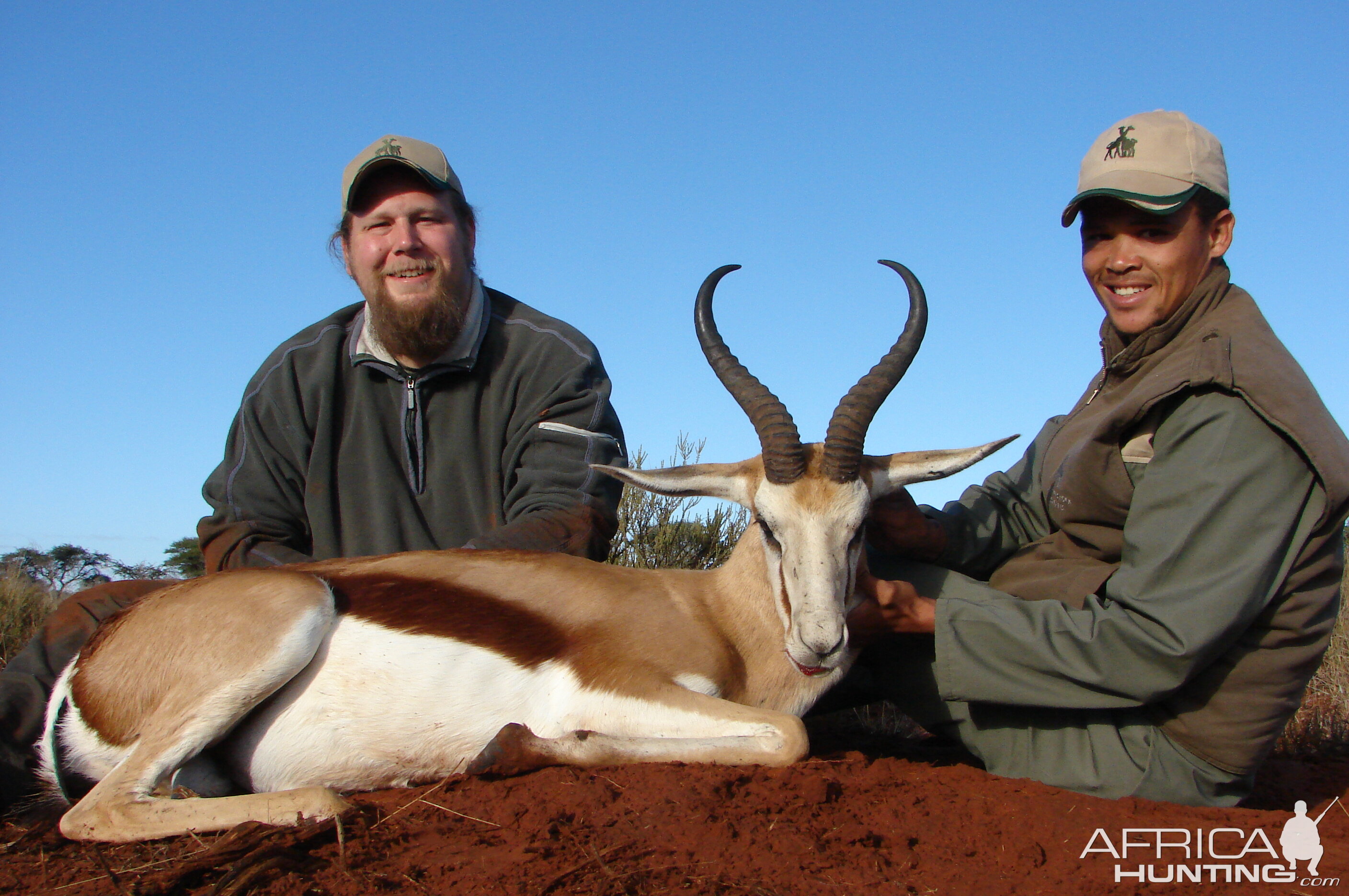 Hunting Springbuck with Wintershoek Johnny Vivier Safaris in SA