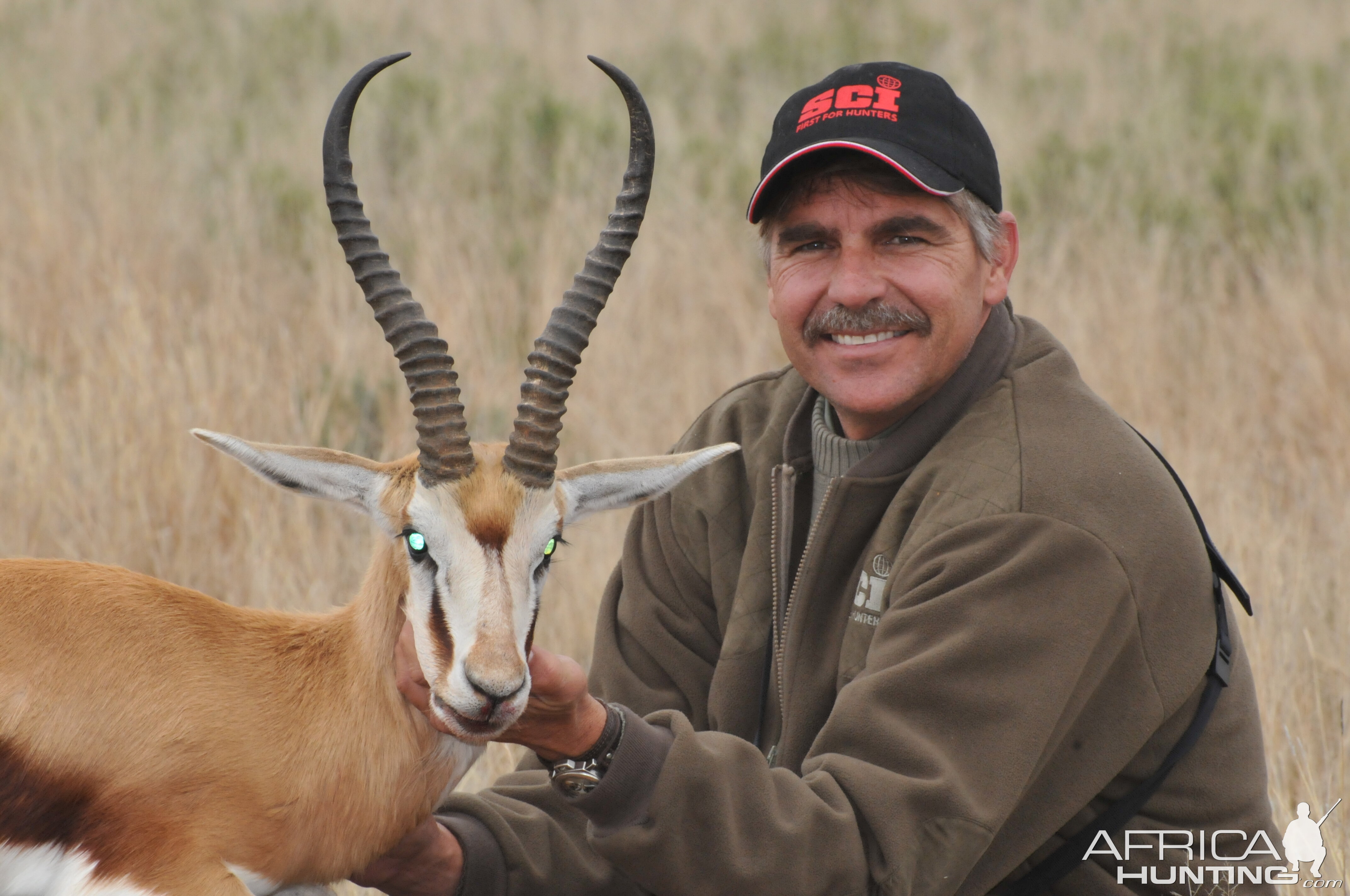 Hunting Springbuck with Wintershoek Johnny Vivier Safaris in SA