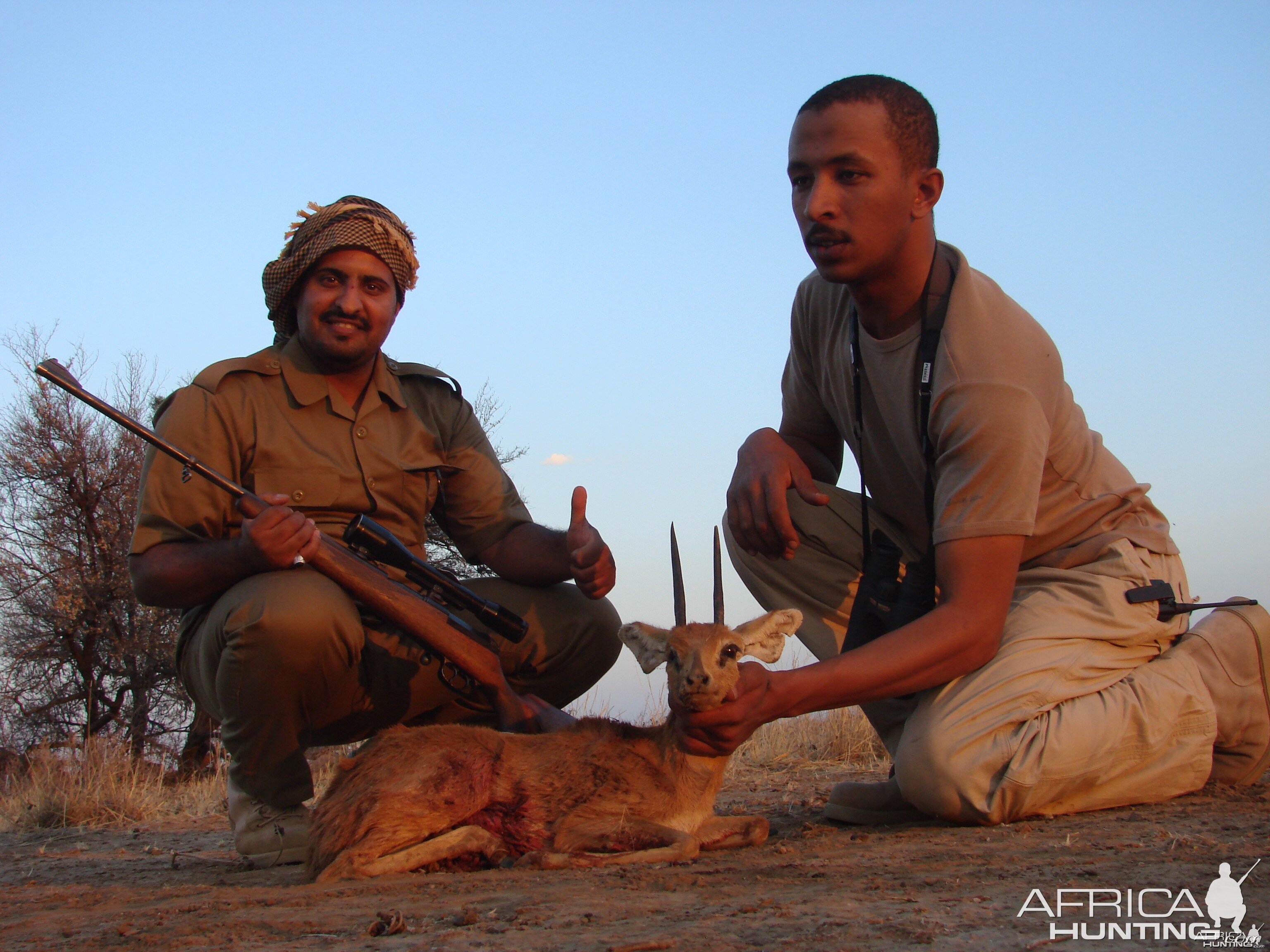 Hunting Steenbok in Namibia