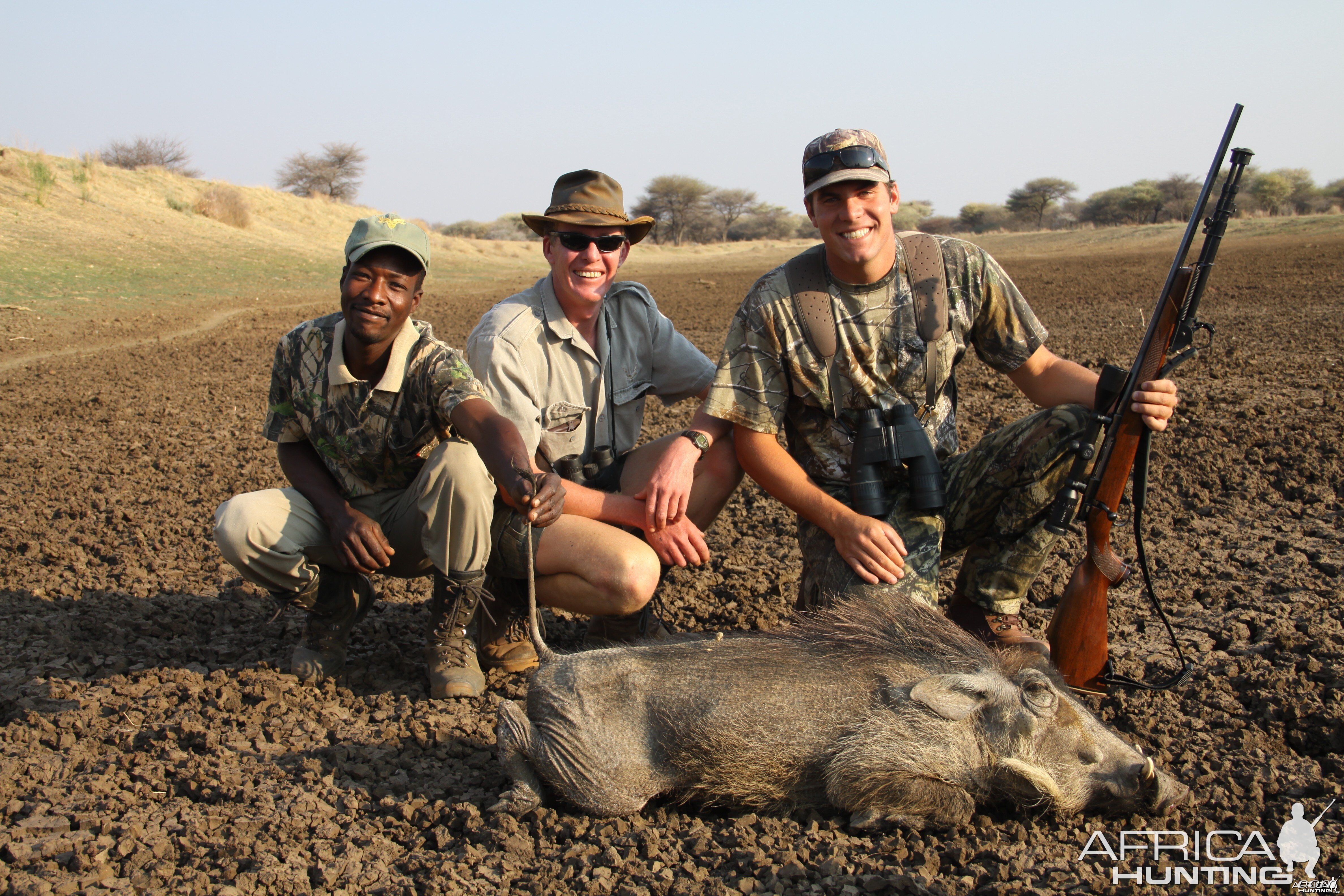 Hunting Warthog Cull in Namibia