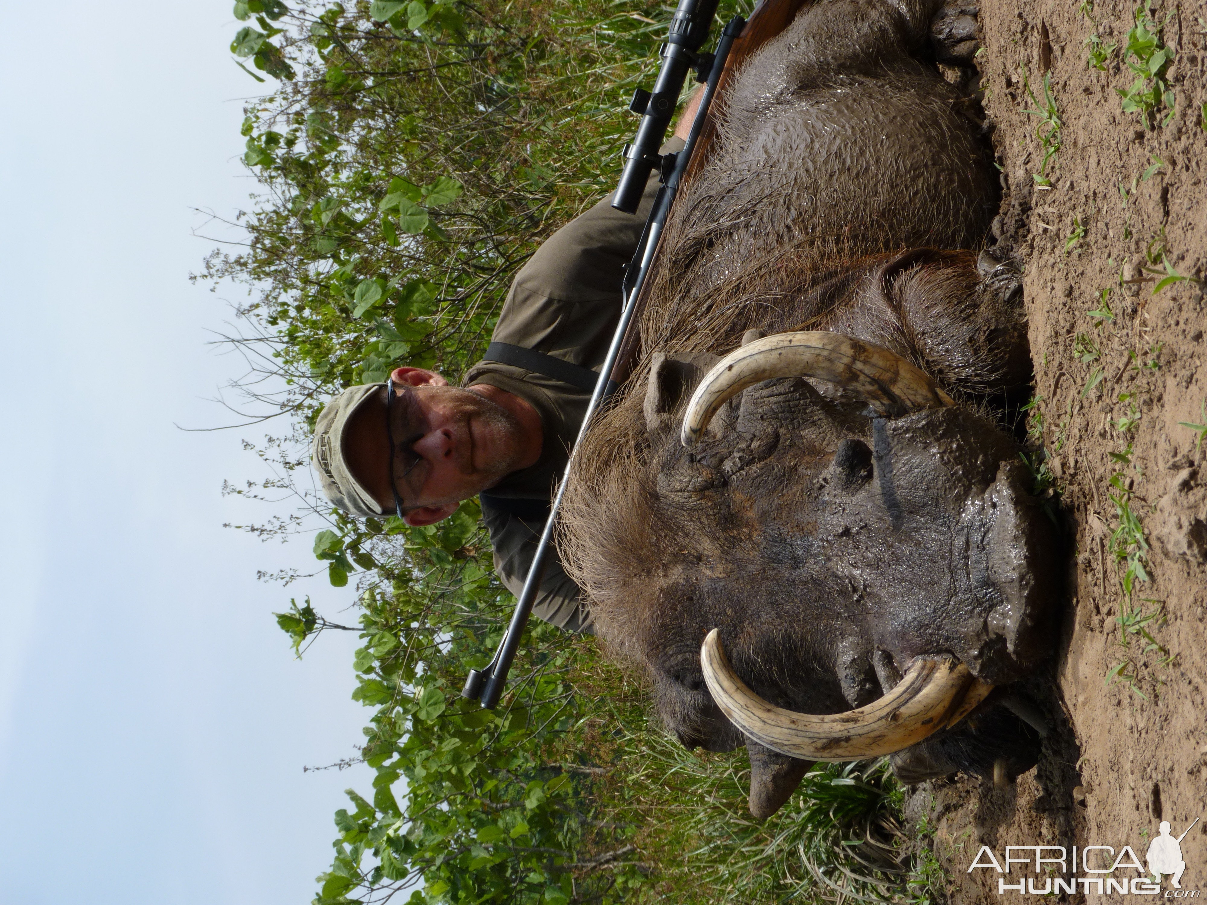 Hunting Warthog in Central African Republic