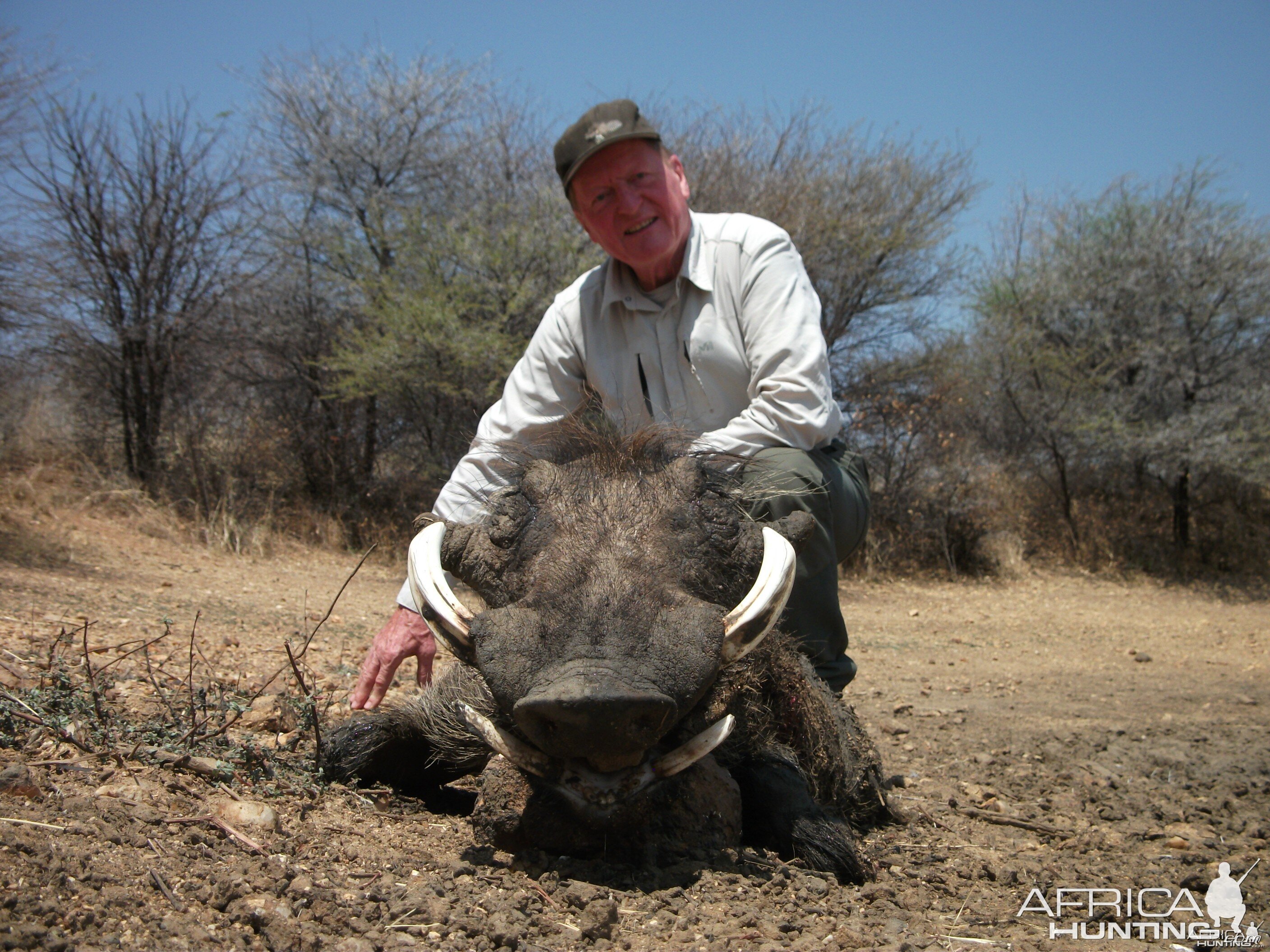 Hunting Warthog in Namibia