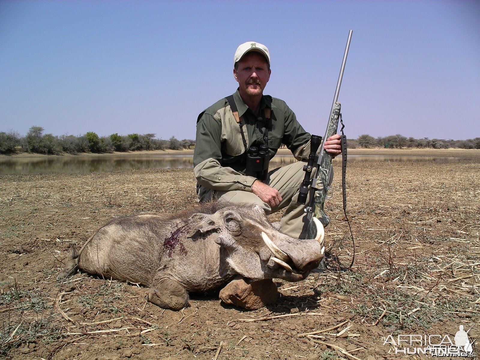 Hunting Warthog in Namibia