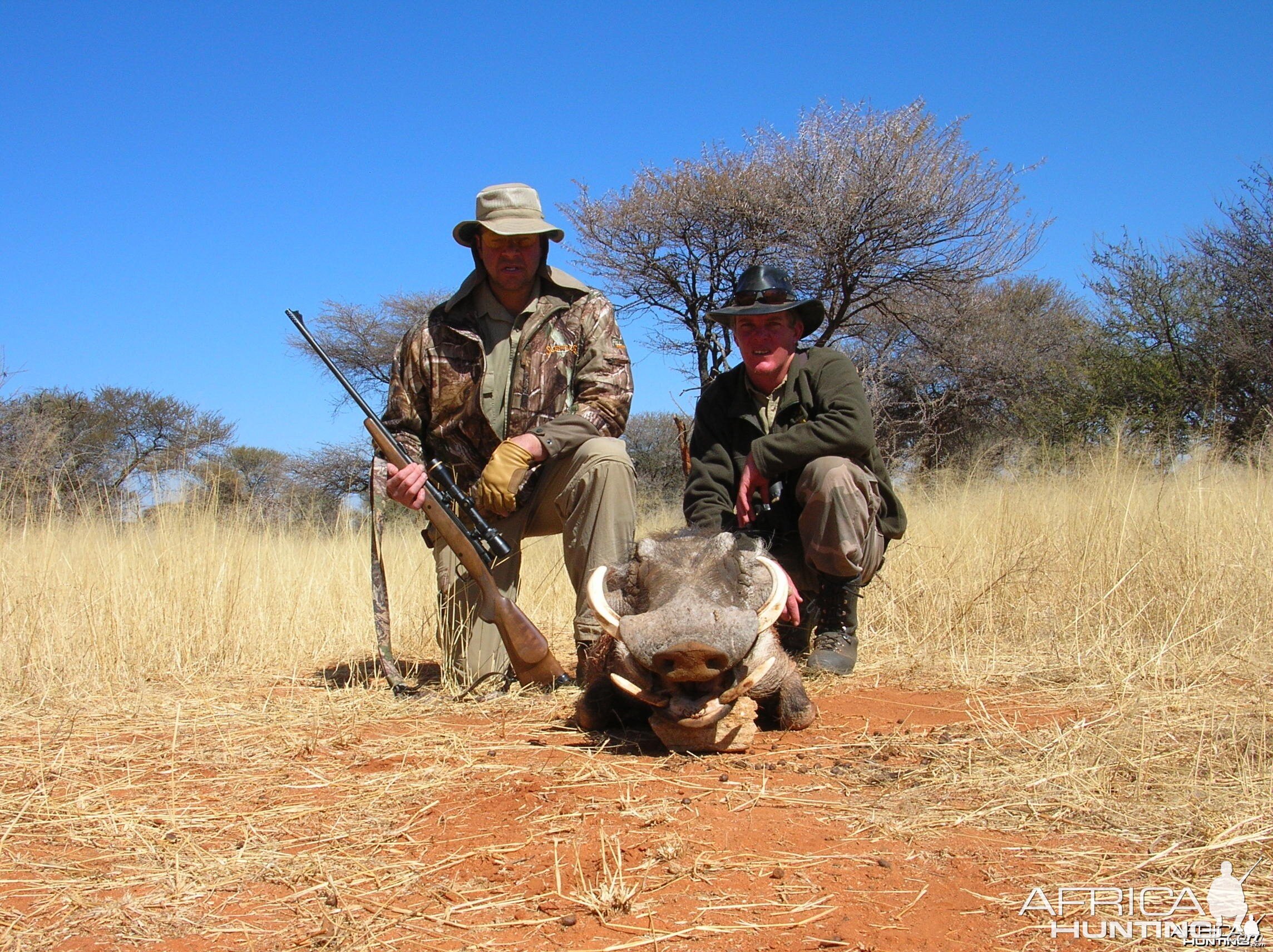 Hunting Warthog in Namibia