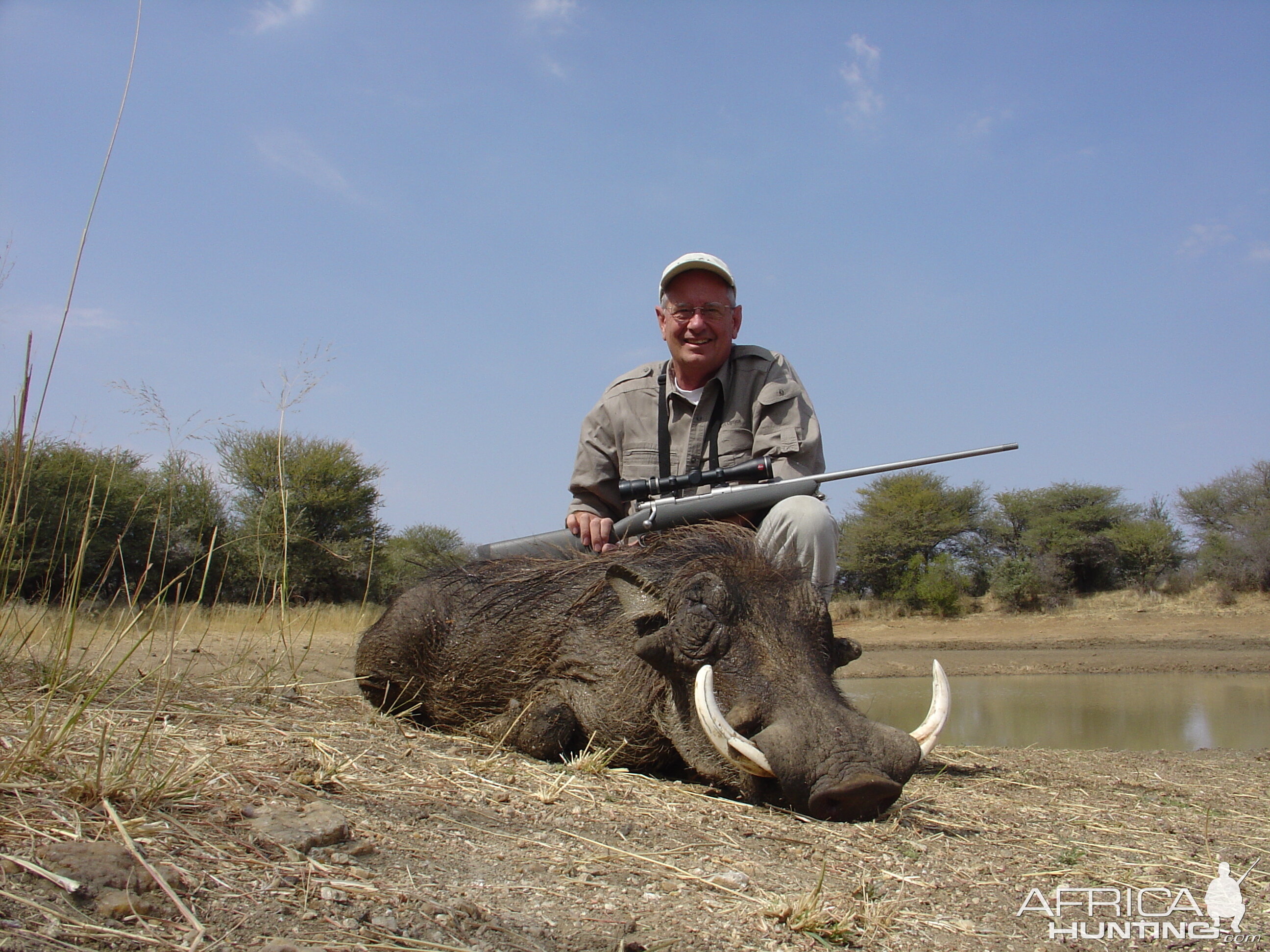 Hunting Warthog in Namibia