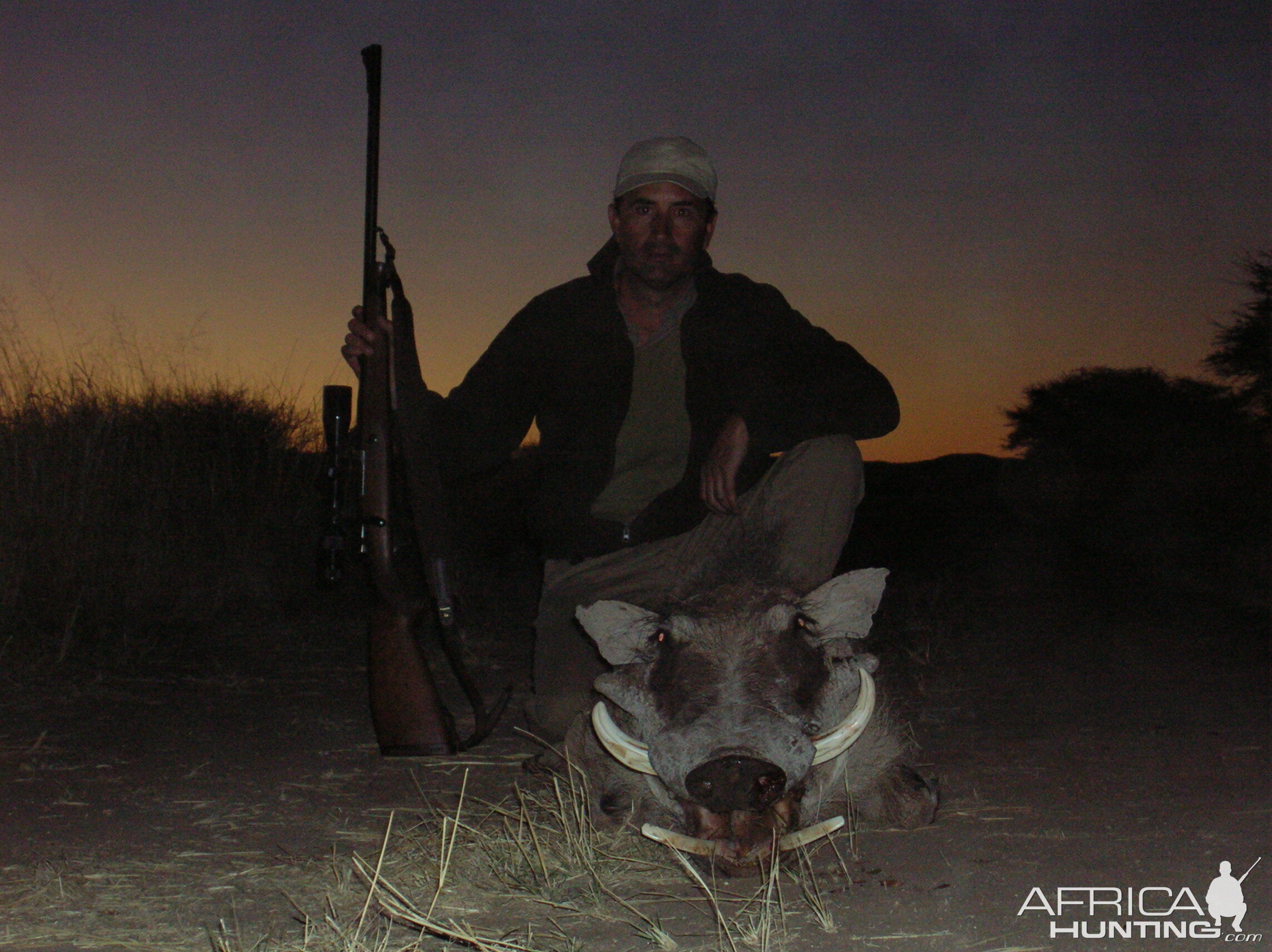 Hunting Warthog in Namibia