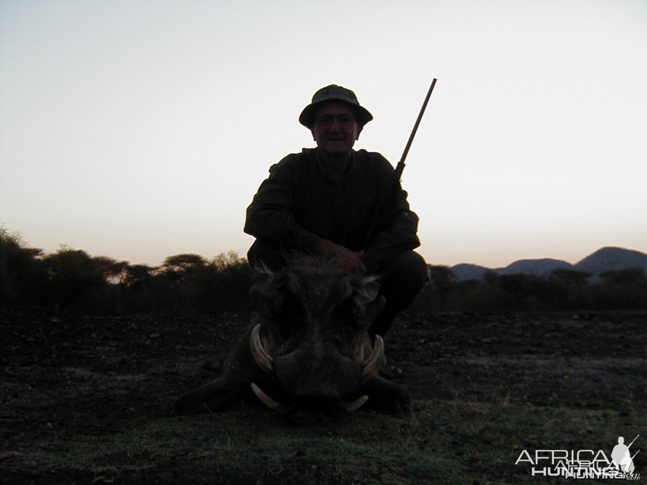 Hunting Warthog in Namibia