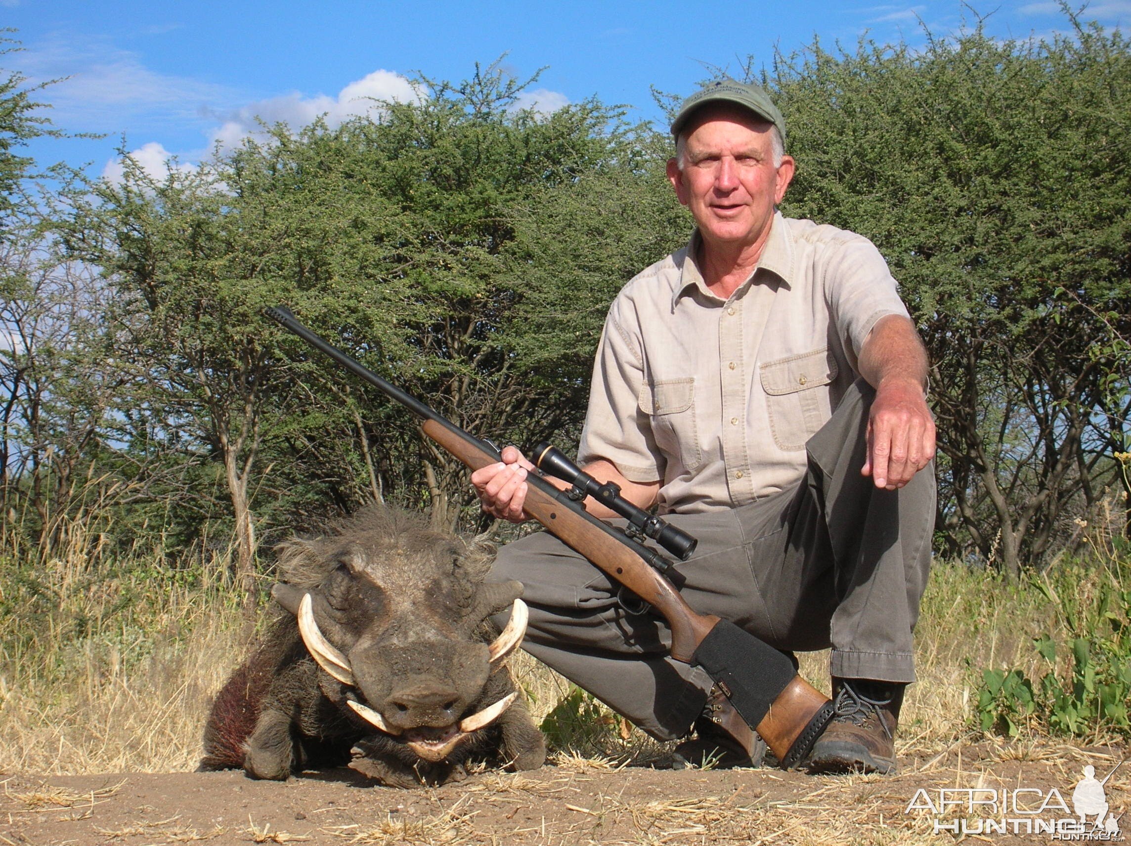 Hunting Warthog in Namibia