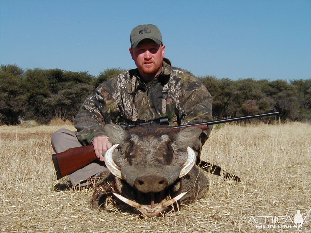 Hunting Warthog in Namibia