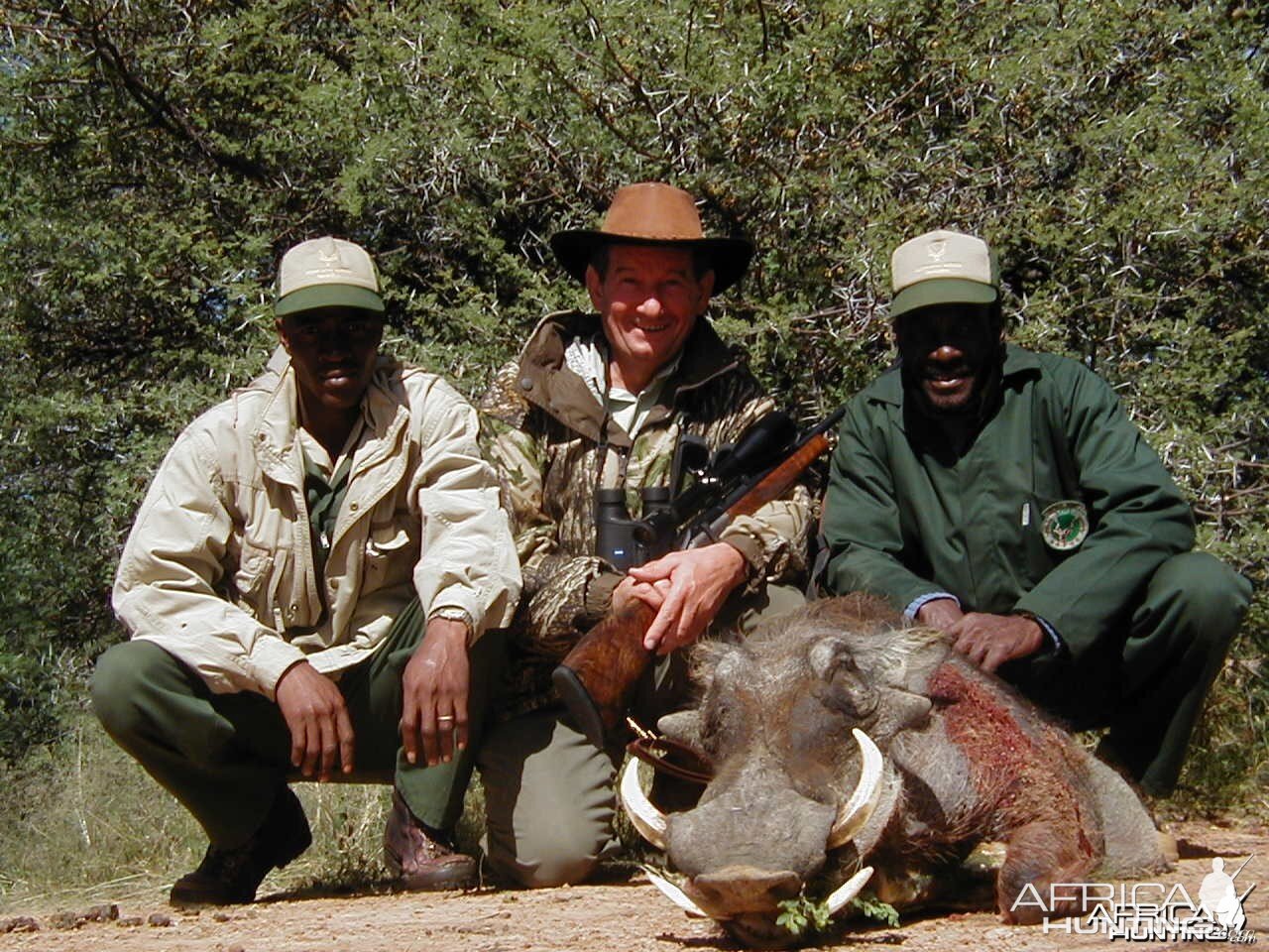 Hunting Warthog in Namibia