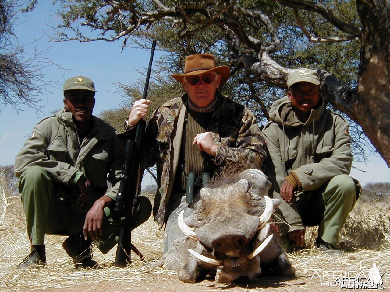 Hunting Warthog in Namibia