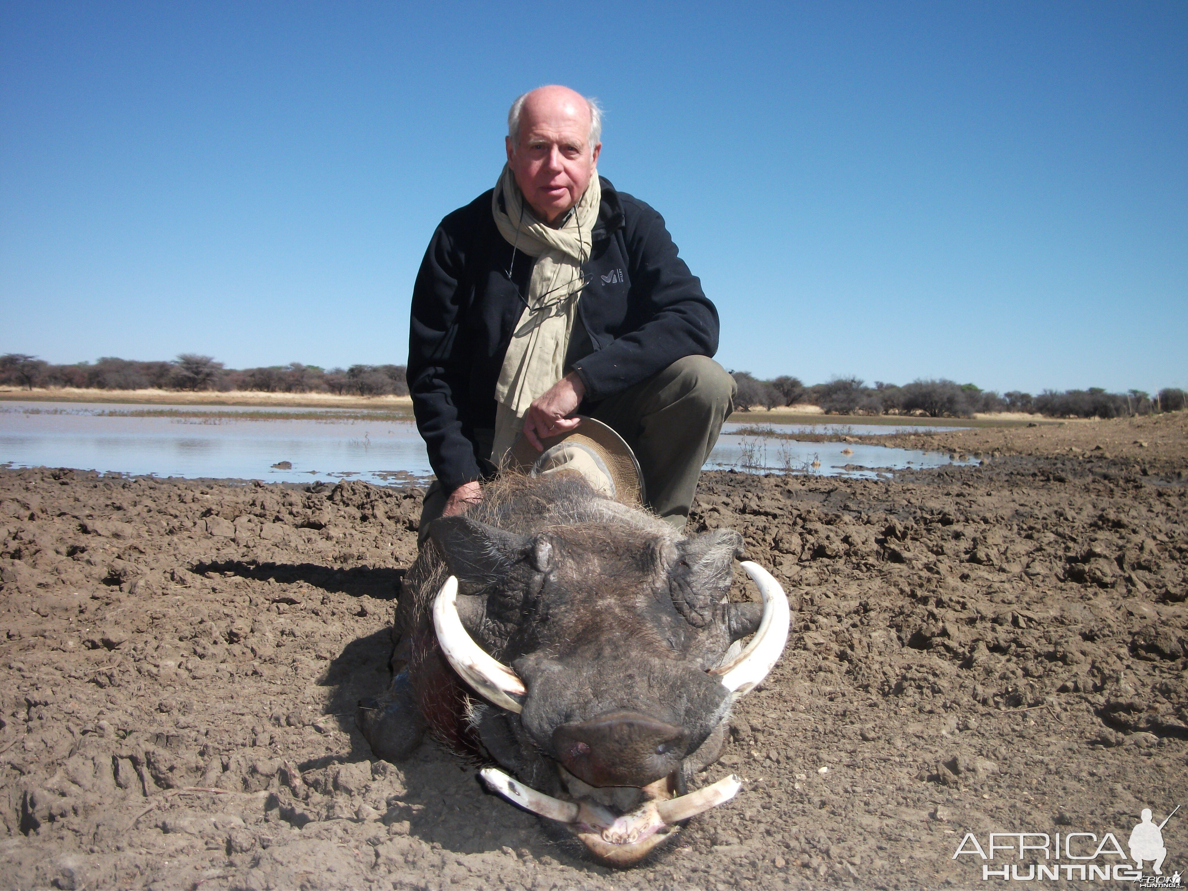 Hunting Warthog in Namibia