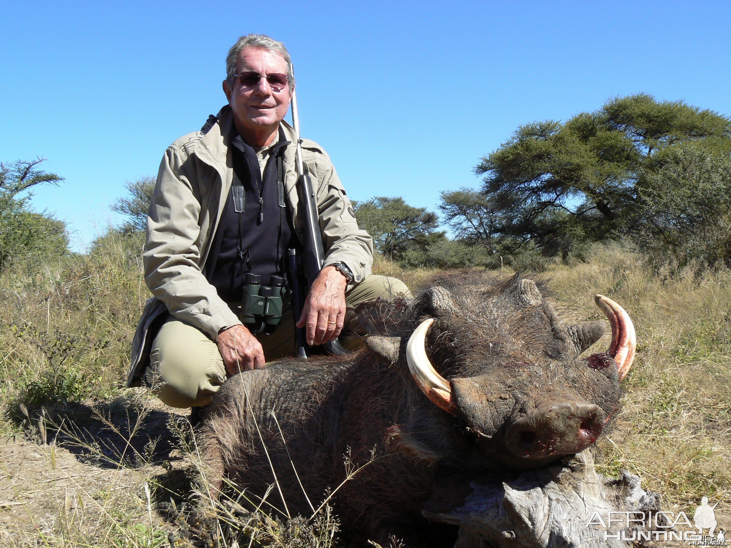 Hunting Warthog in Namibia