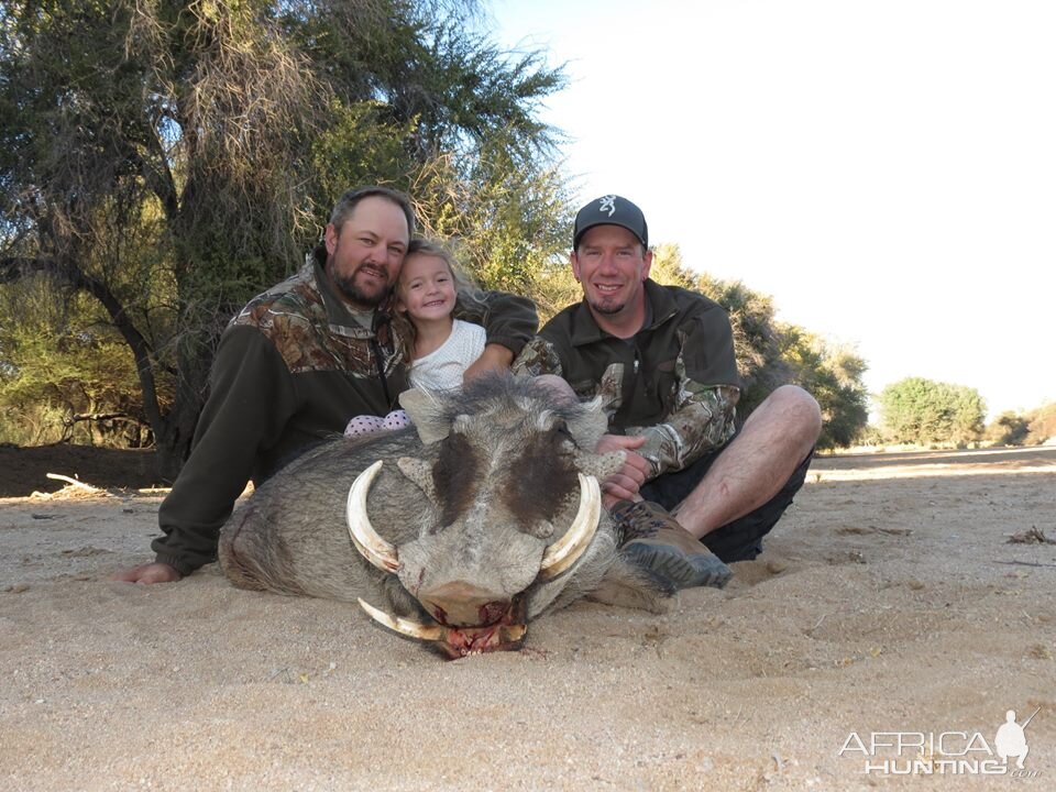 Hunting Warthog in Namibia