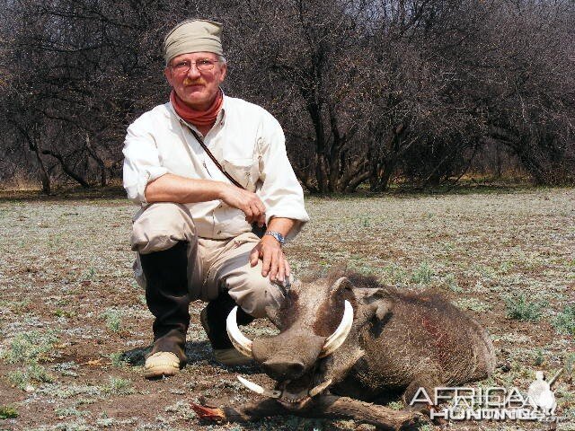 Hunting Warthog in Namibia