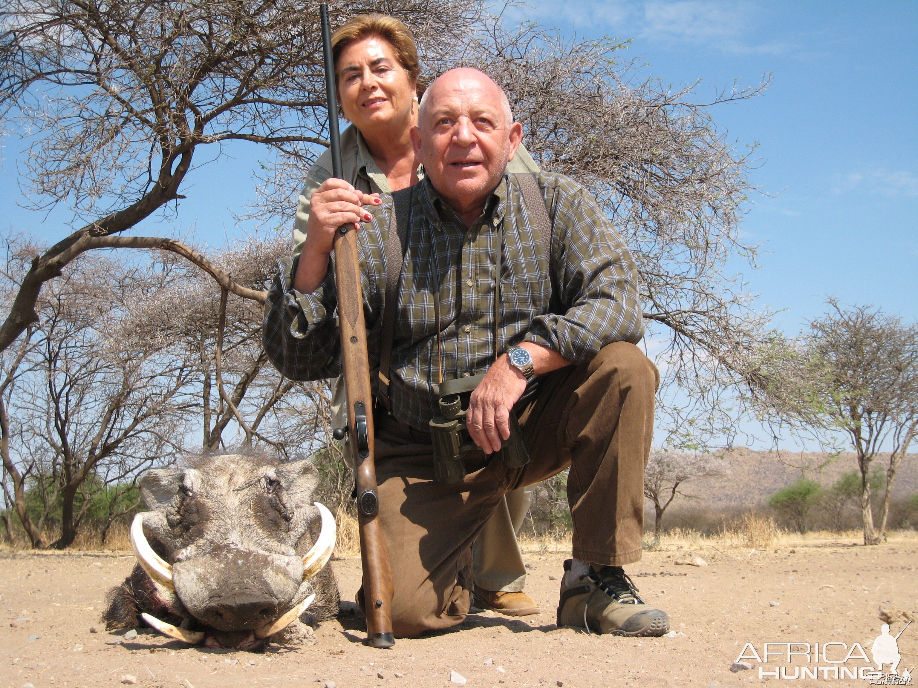 Hunting Warthog in Namibia