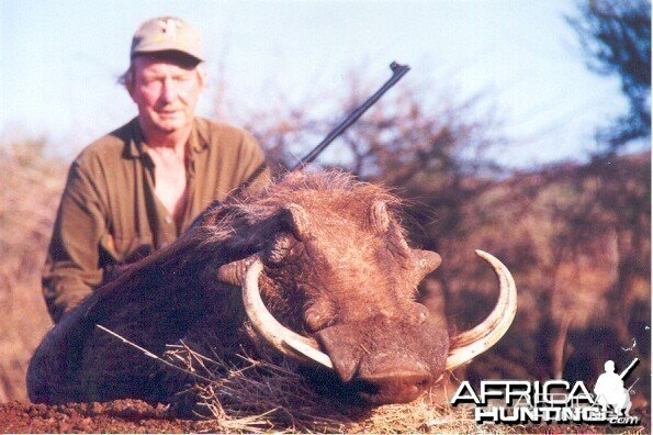 Hunting Warthog with Wintershoek Johnny Vivier Safaris in SA