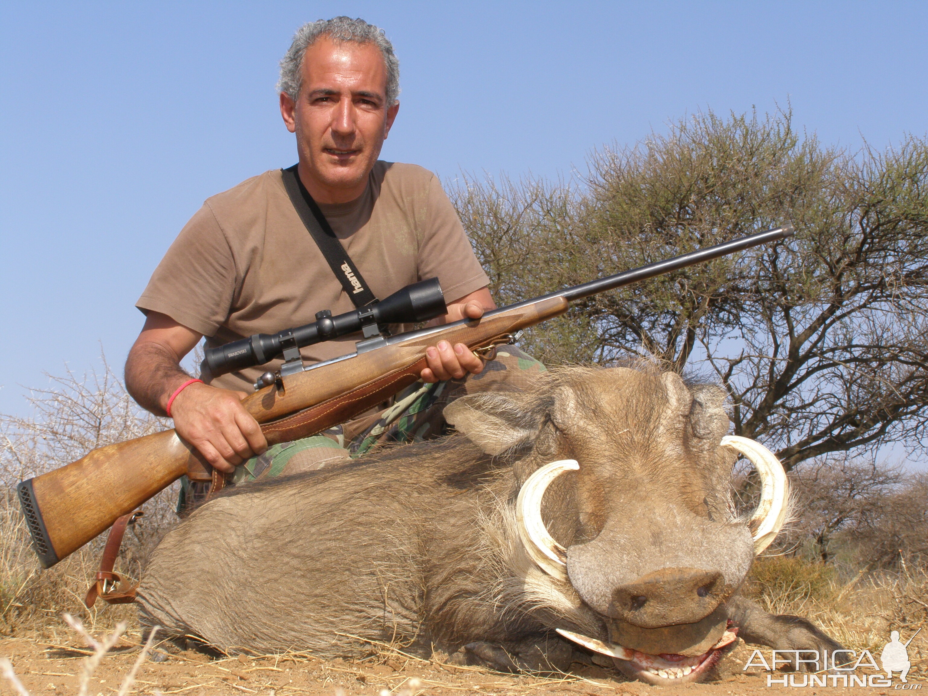 Hunting Warthog with Wintershoek Johnny Vivier Safaris in SA