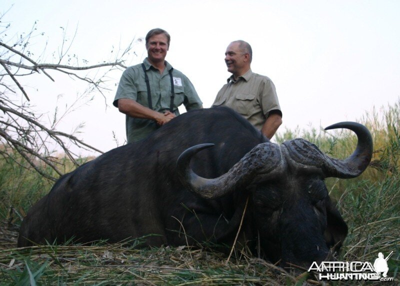 I do not know who was happier about finding the dead buffalo