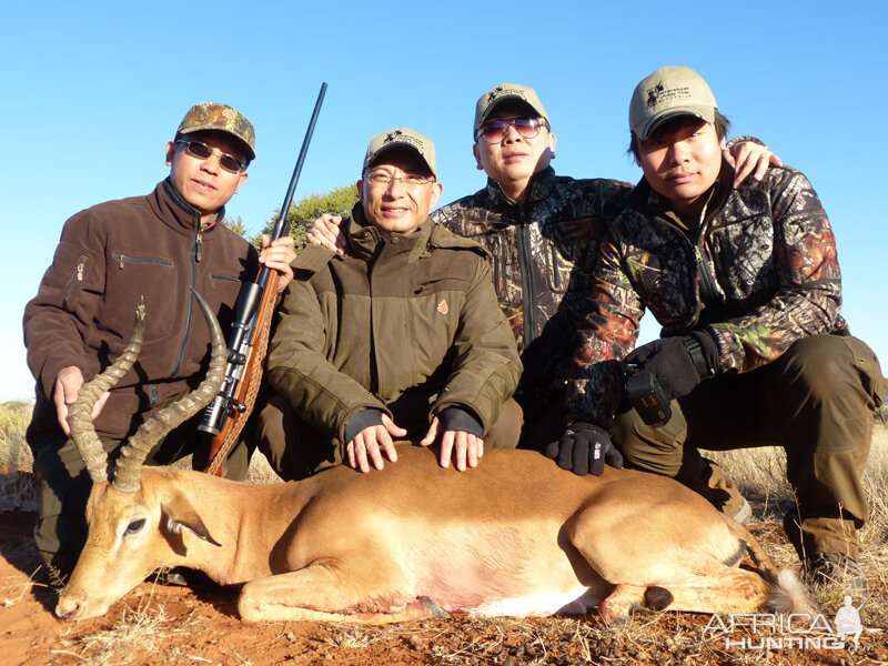 Impala hunt with Wintershoek Johnny Vivier Safaris