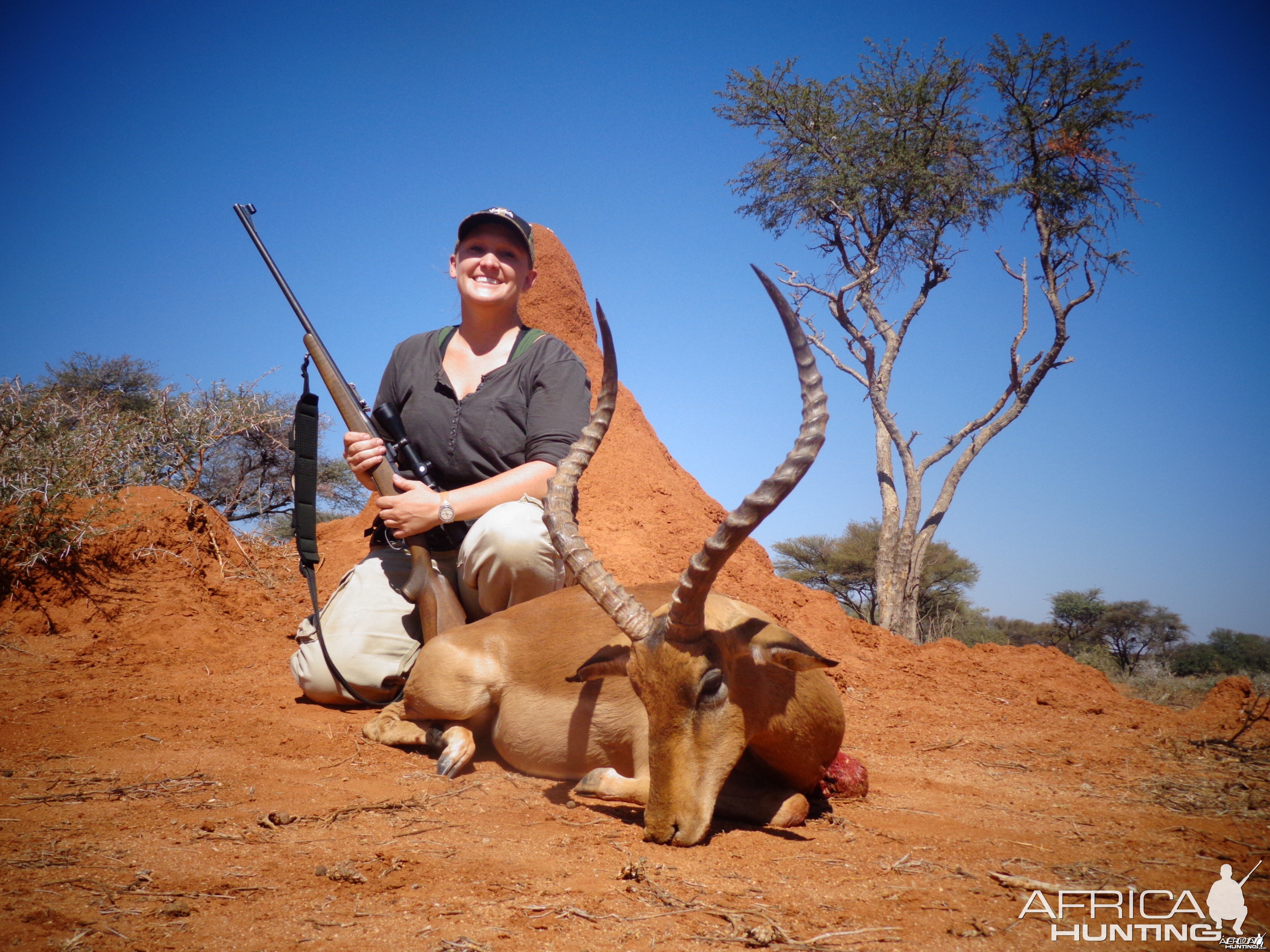 Impala hunted with Ozondjahe Hunting Safaris in Namibia