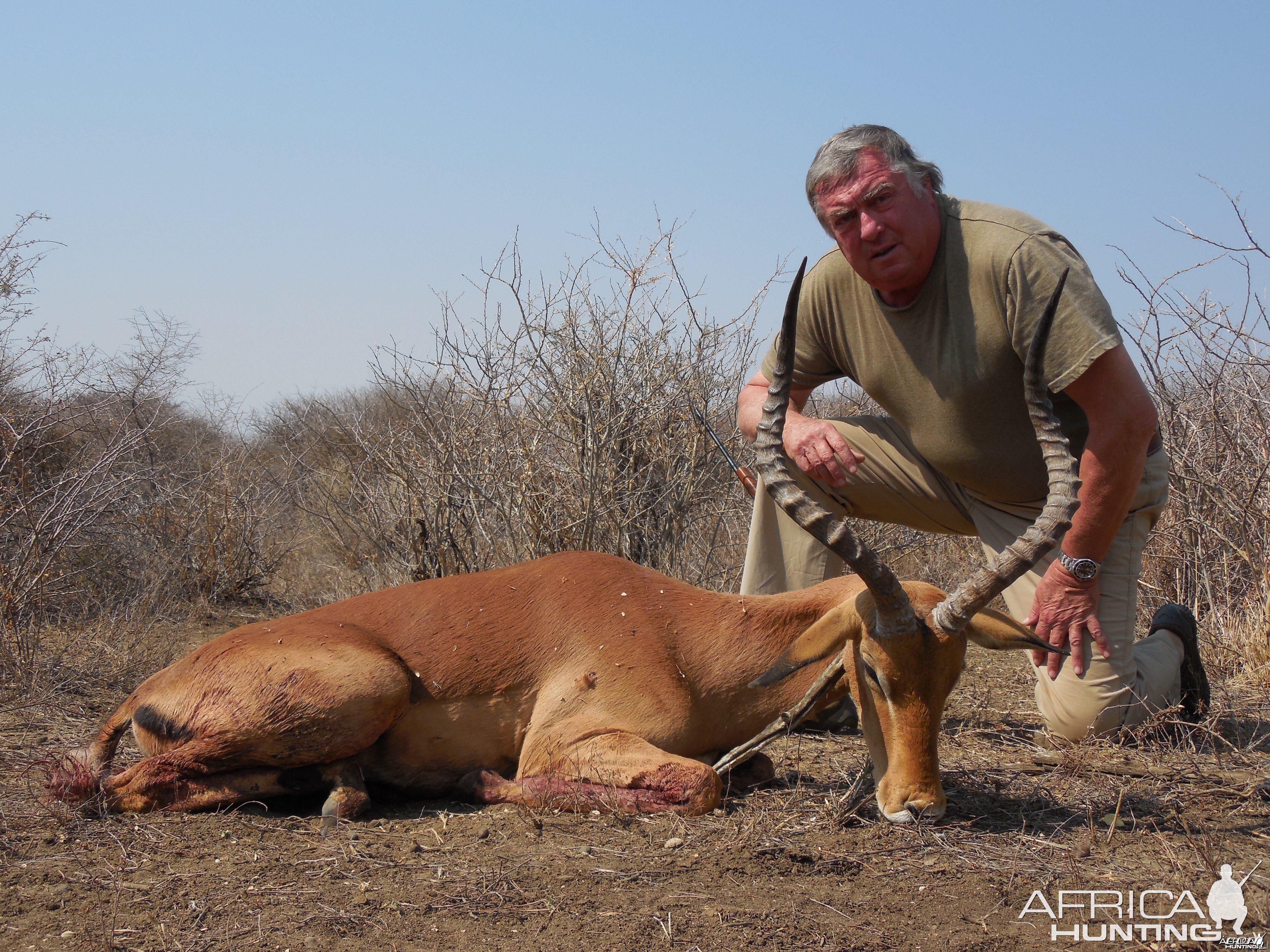 Impala hunted with Ozondjahe Hunting Safaris in Namibia