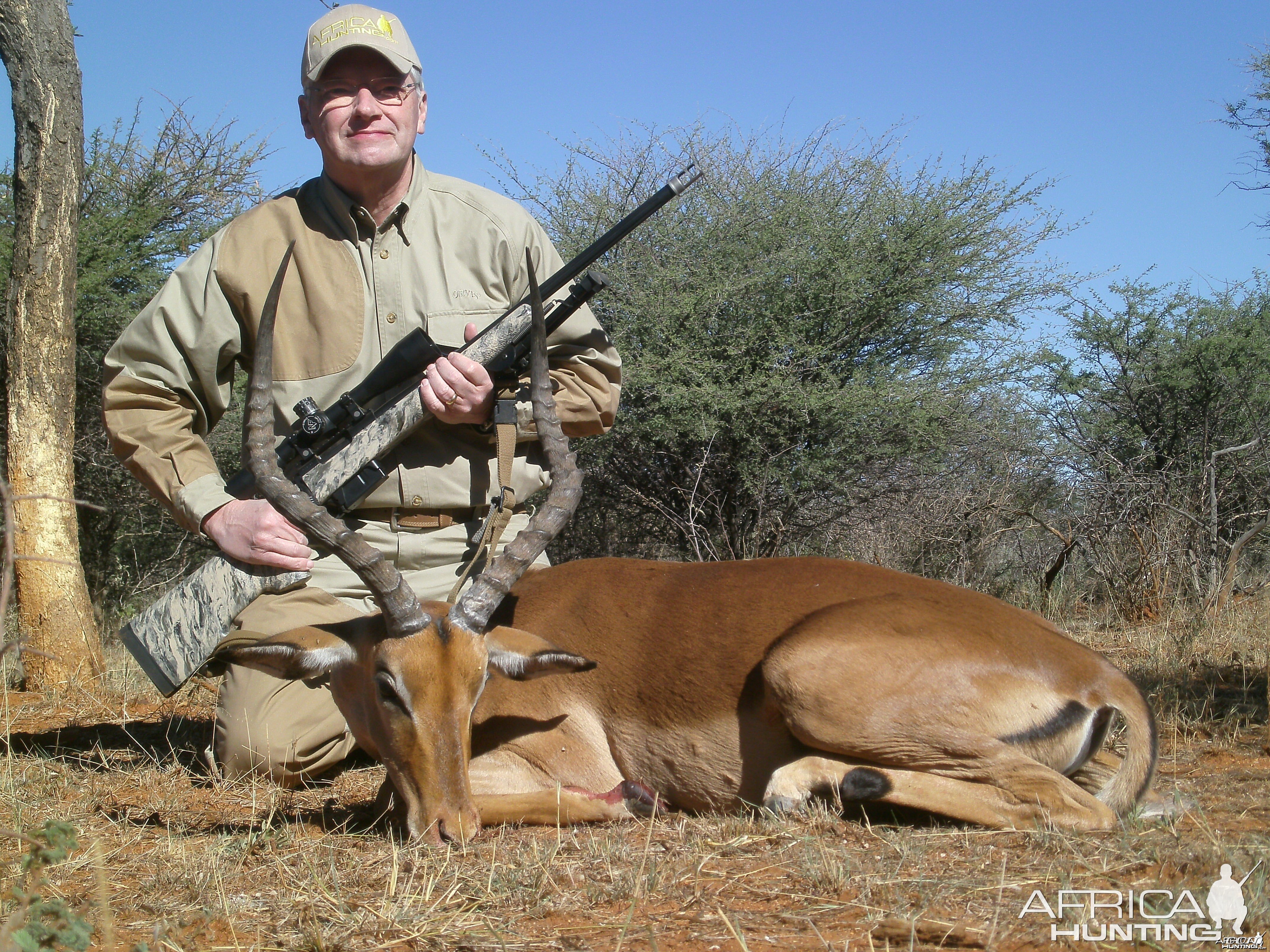 Impala hunted with Ozondjahe Hunting Safaris in Namibia