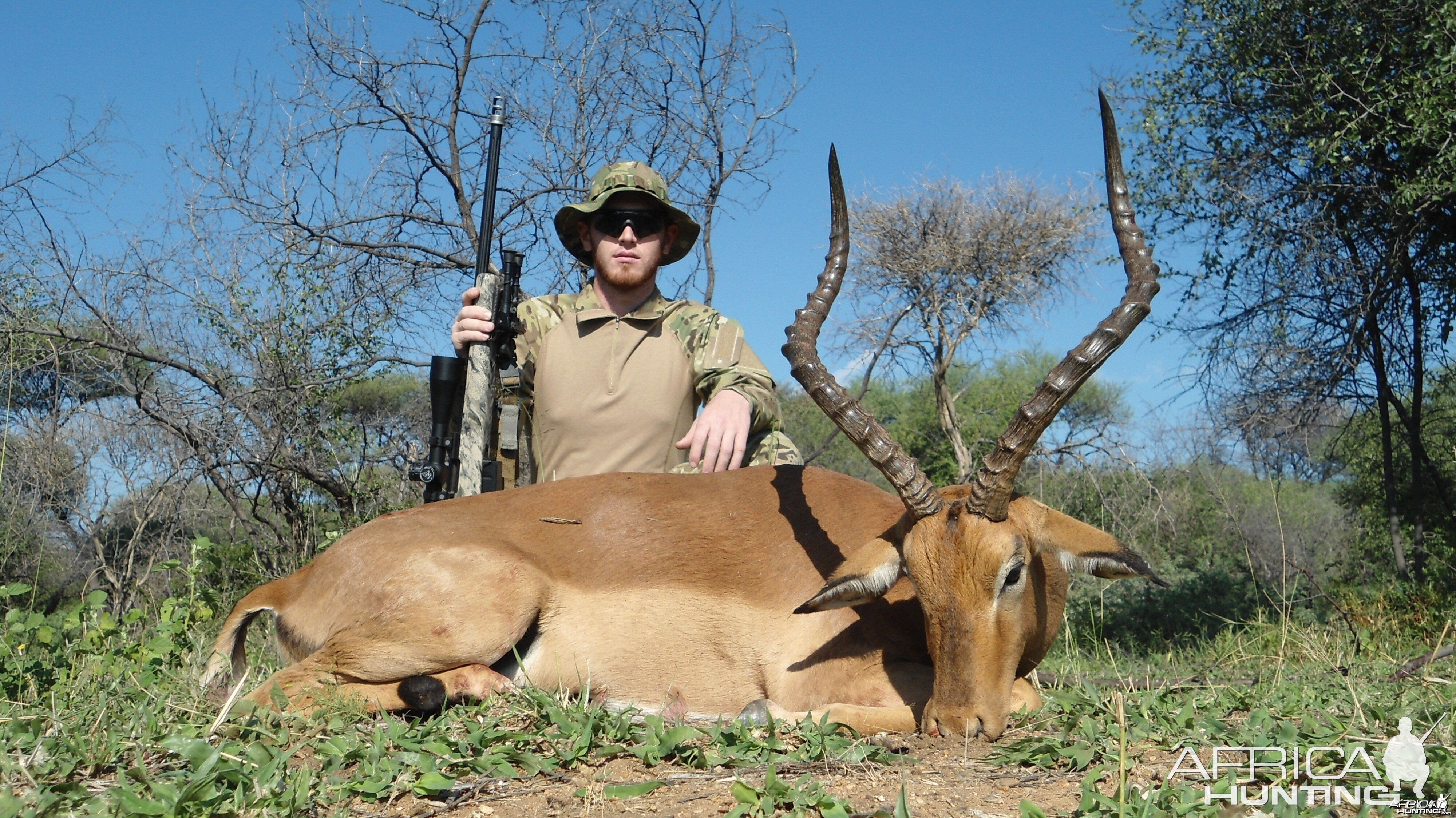 Impala hunted with Ozondjahe Hunting Safaris in Namibia