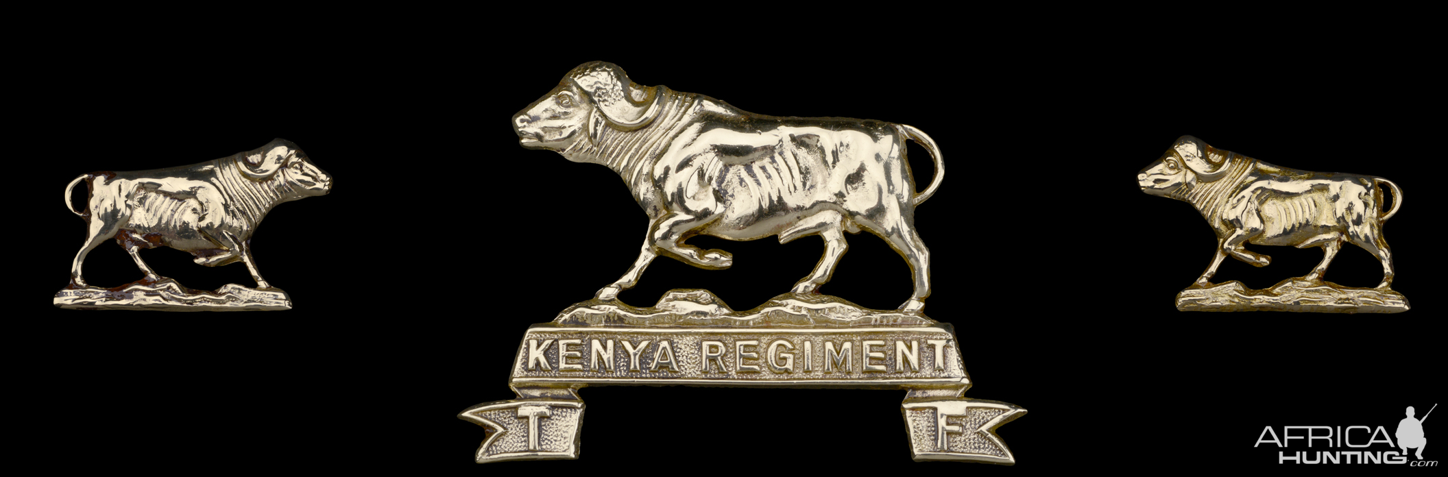 Kenya Regiment Buffalo Badges