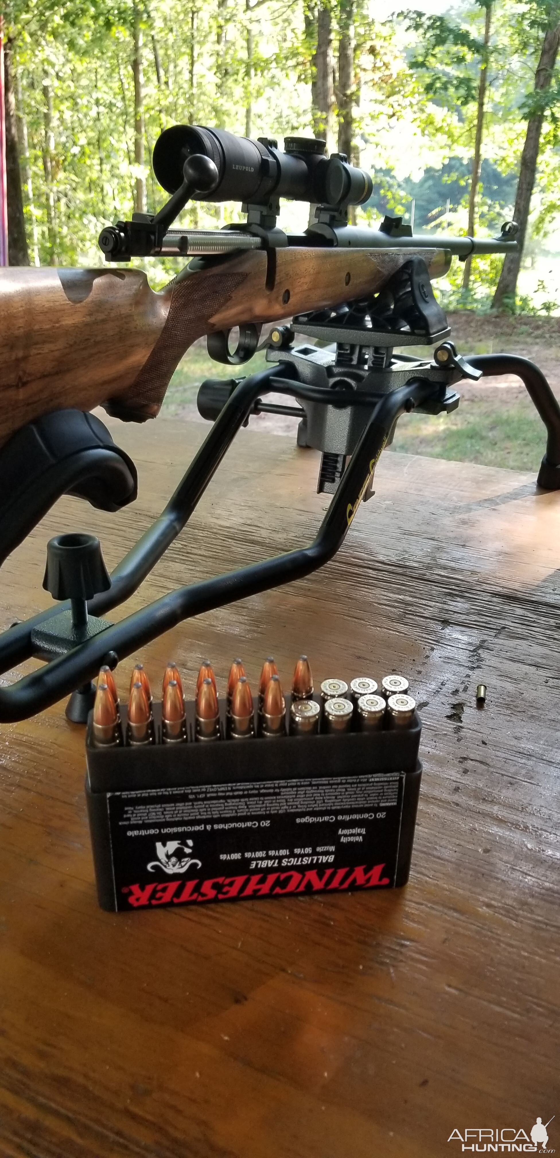 Kimber Caprivi 416 RM Rifle Range Session