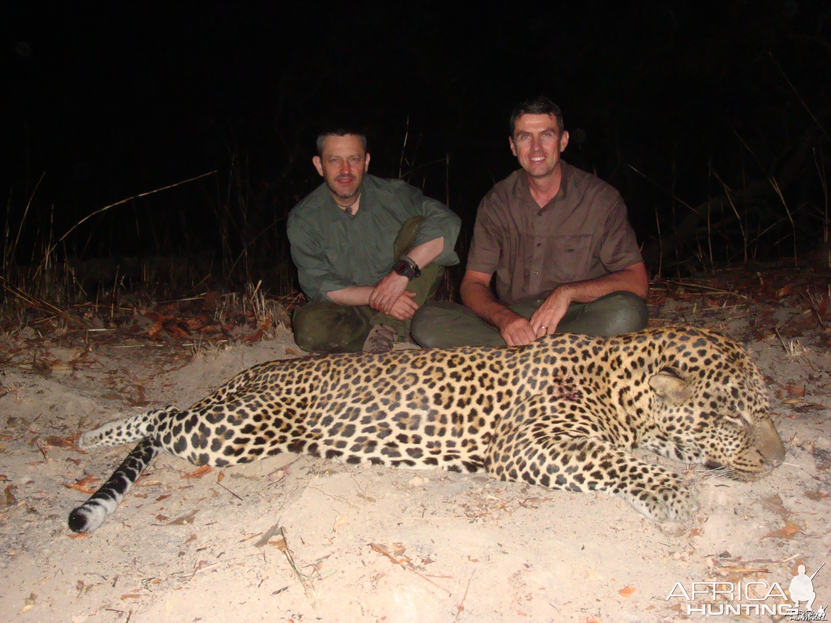 Leopard hunted in Central African Republic with CAWA