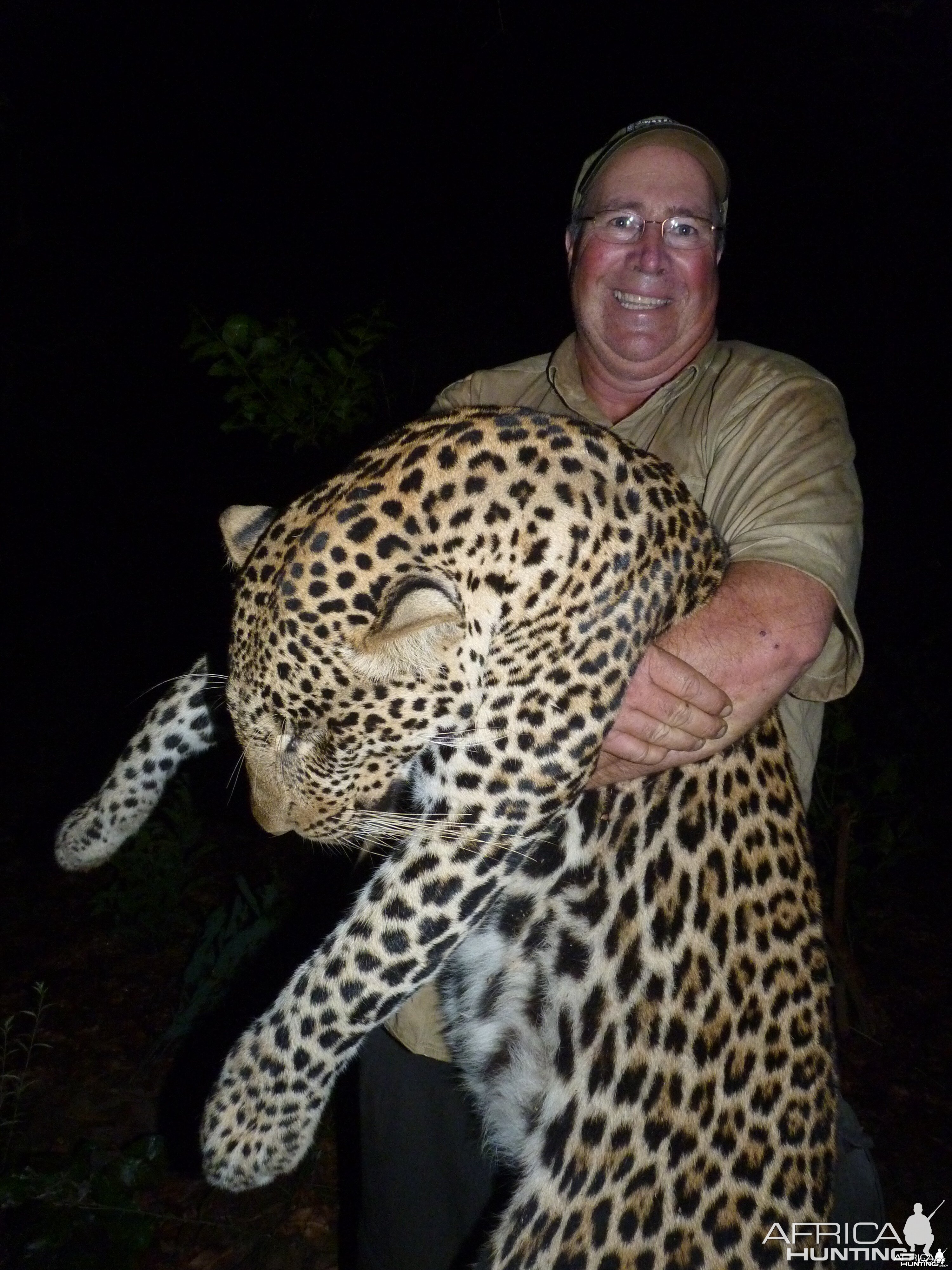 Leopard hunted in Central African Republic with CAWA