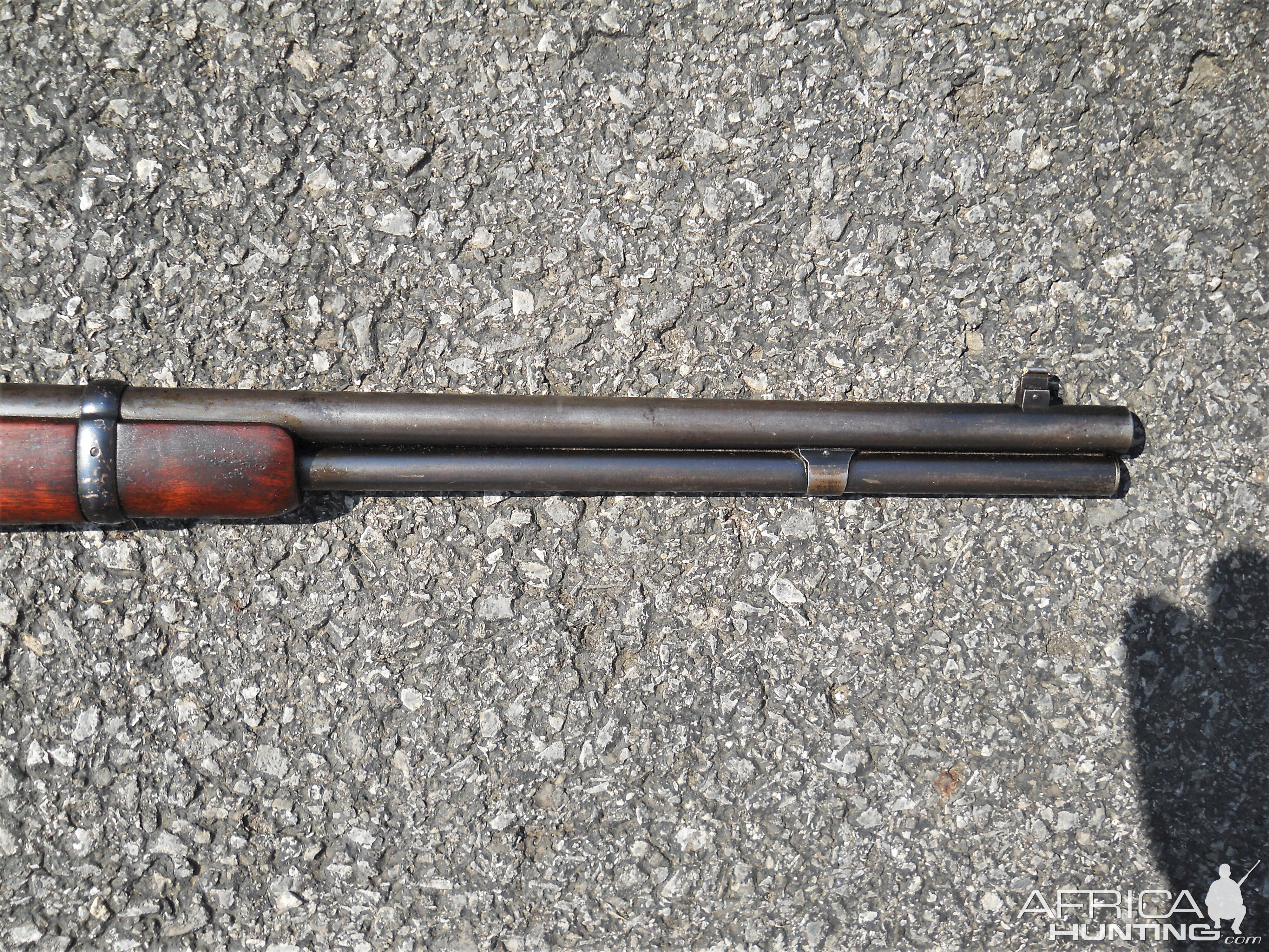 Lever Action Rifle Winchester 1892 saddle ring carbine in 25-20