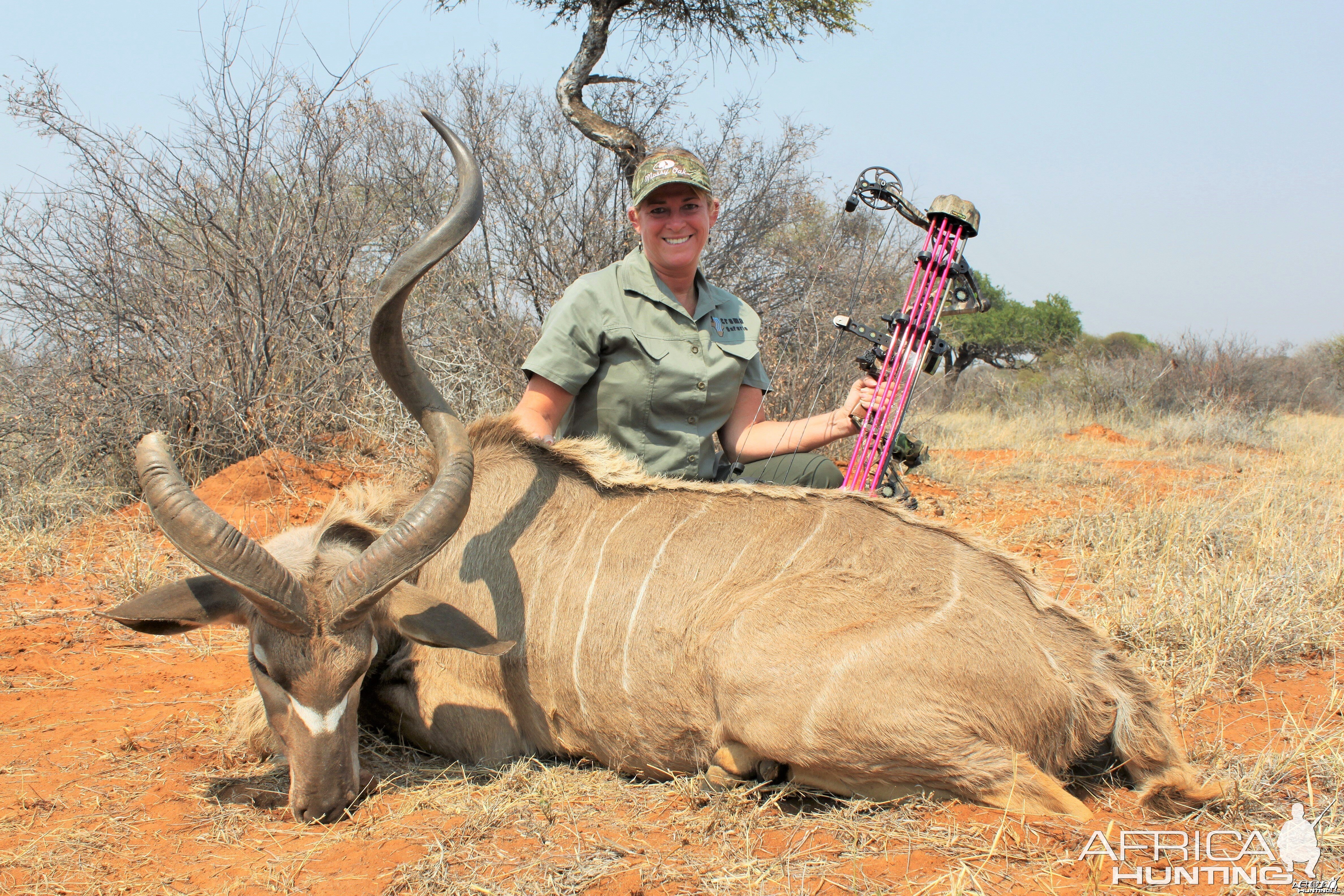 Lisa's management kudu bull Limcroma Safaris 2015