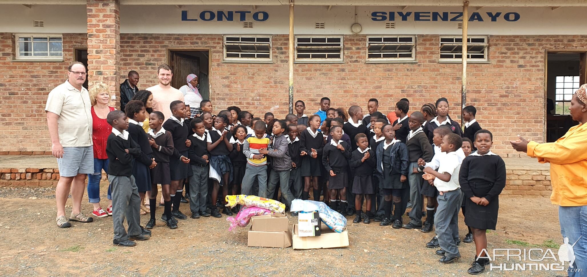 Local charity at the local school South Africa