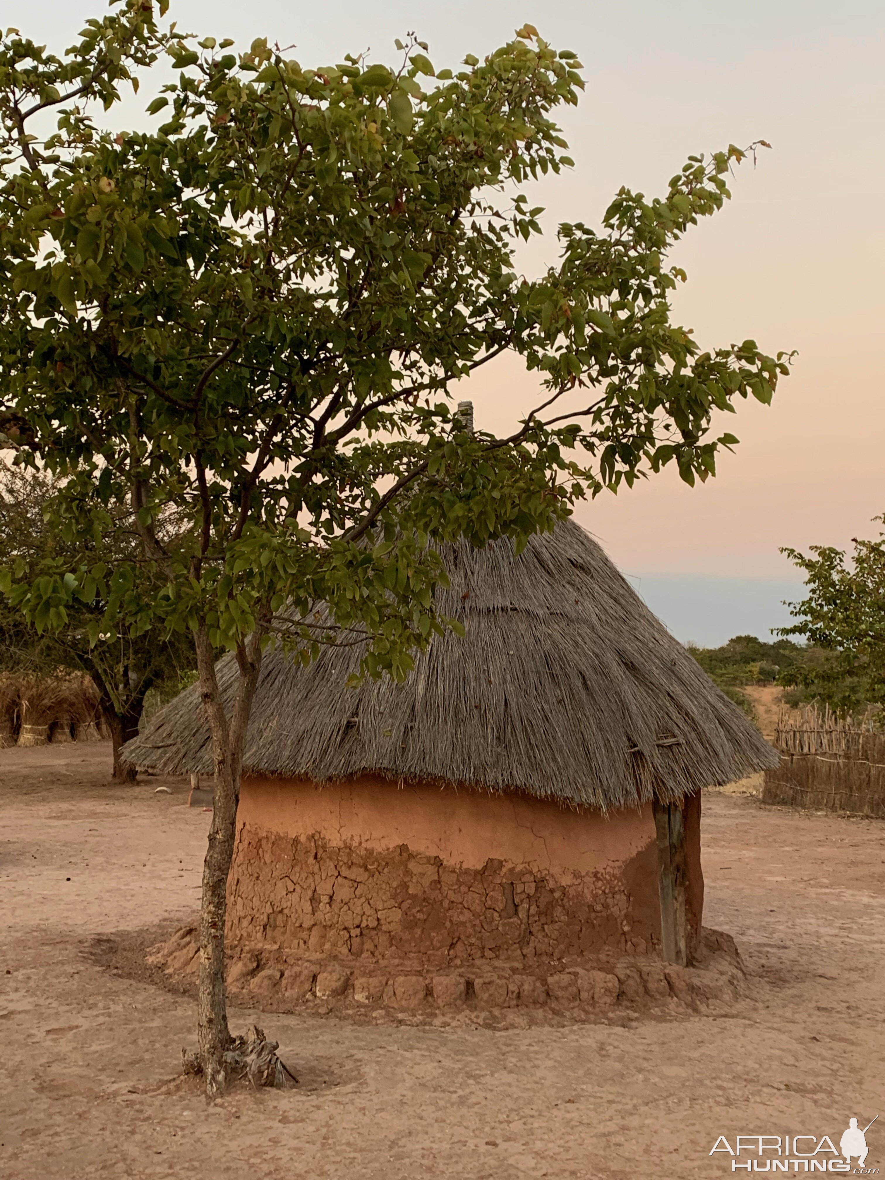 Local Hut In Village Zimbabwe