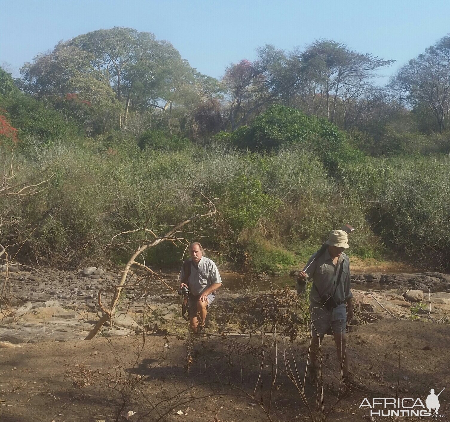 Looking for Leopard Tracks Mozambique