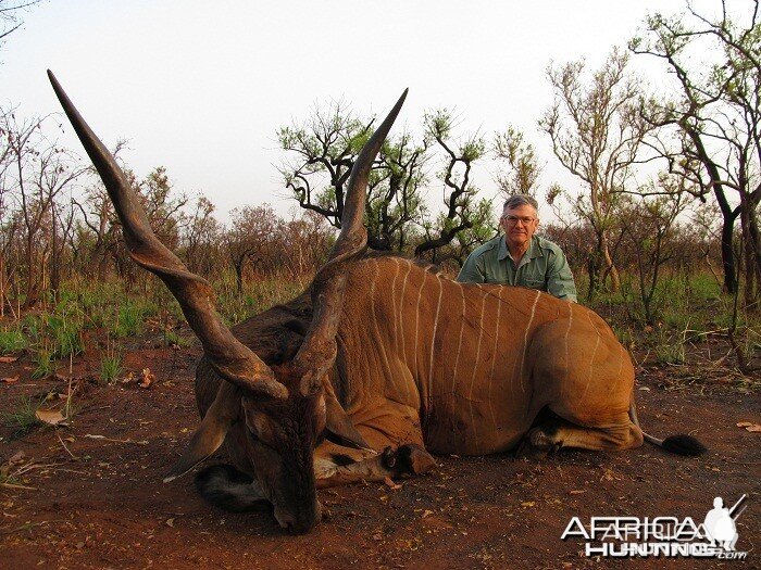 Lord Derby Eland hunt with CAWA in CAR