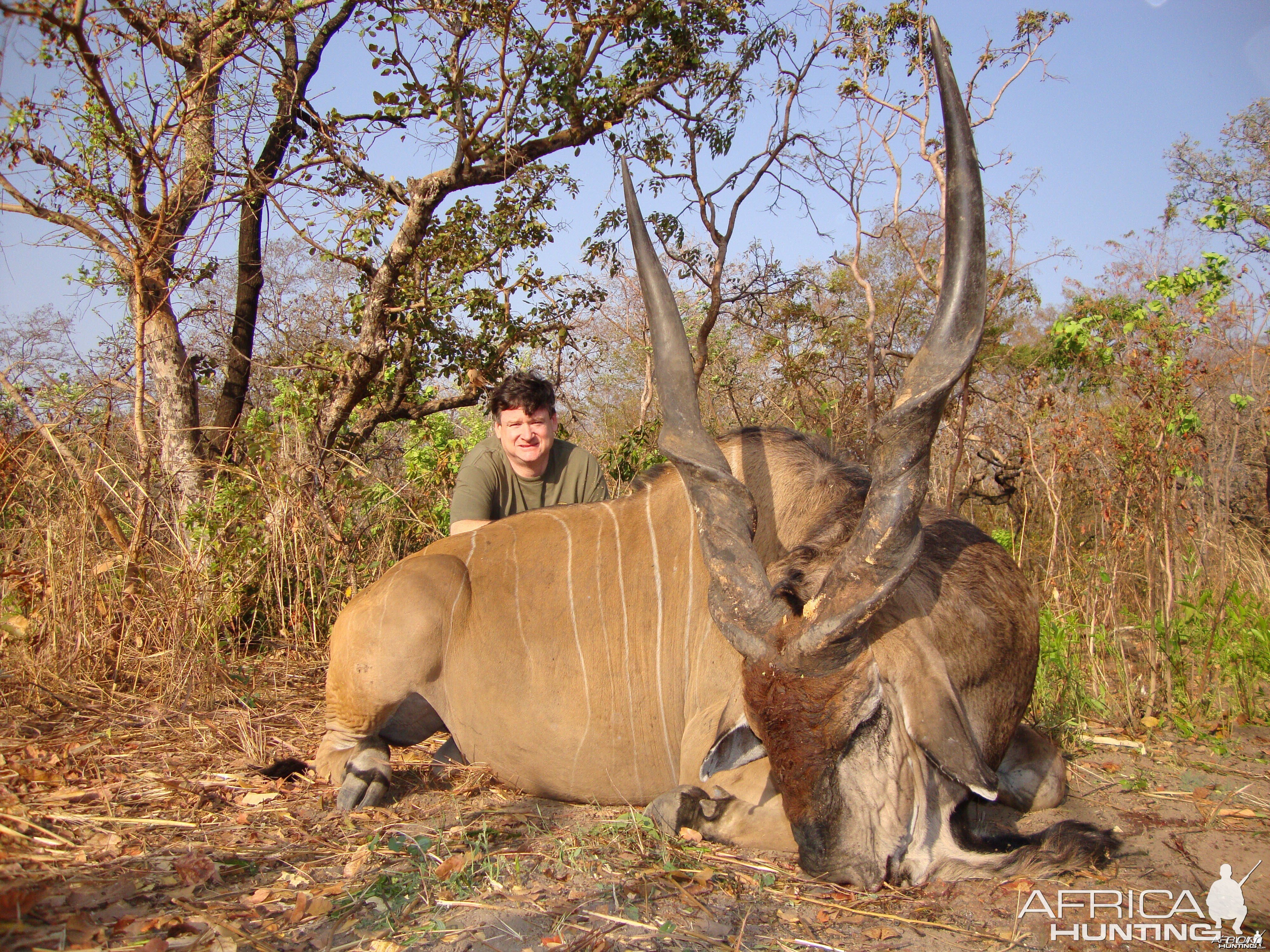 Lord Derby Eland hunted in Central Africa with Club Faune