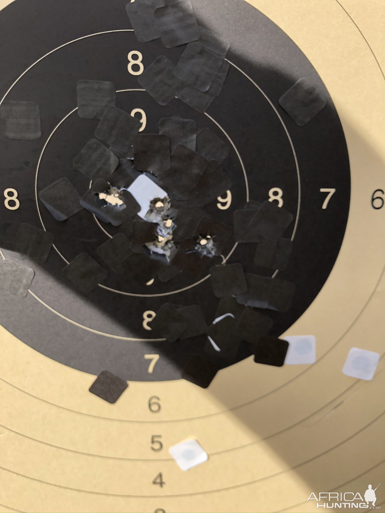 M70 375 H&H Rifle Range Shooting