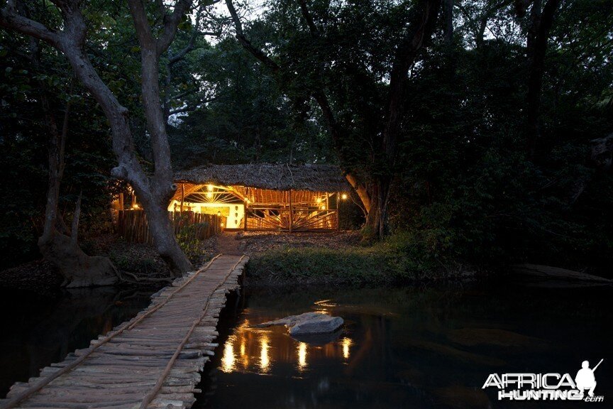 Main camp in CAR with Central African Wildlife Adventures