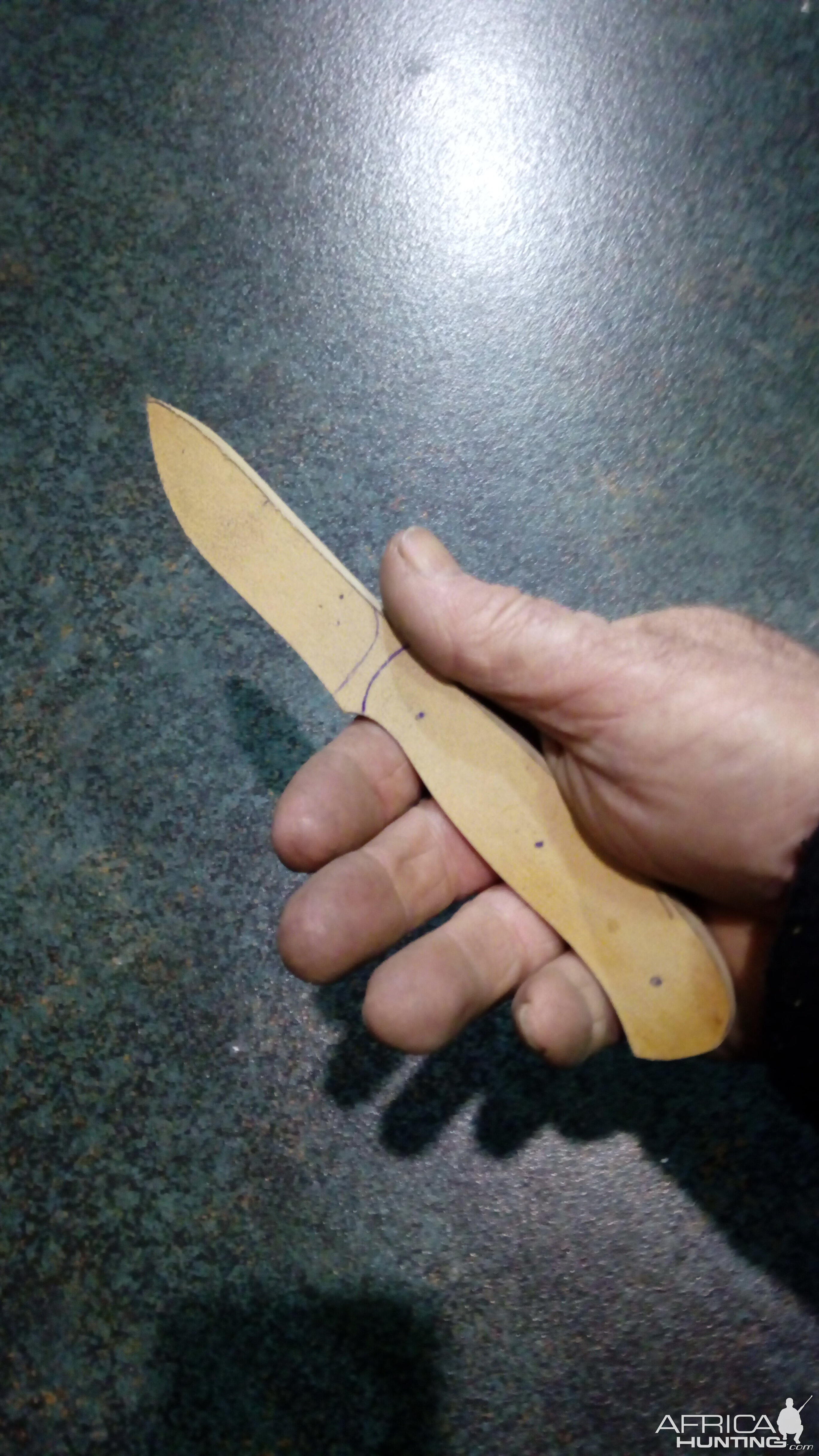 Mini Skinner Knife making process