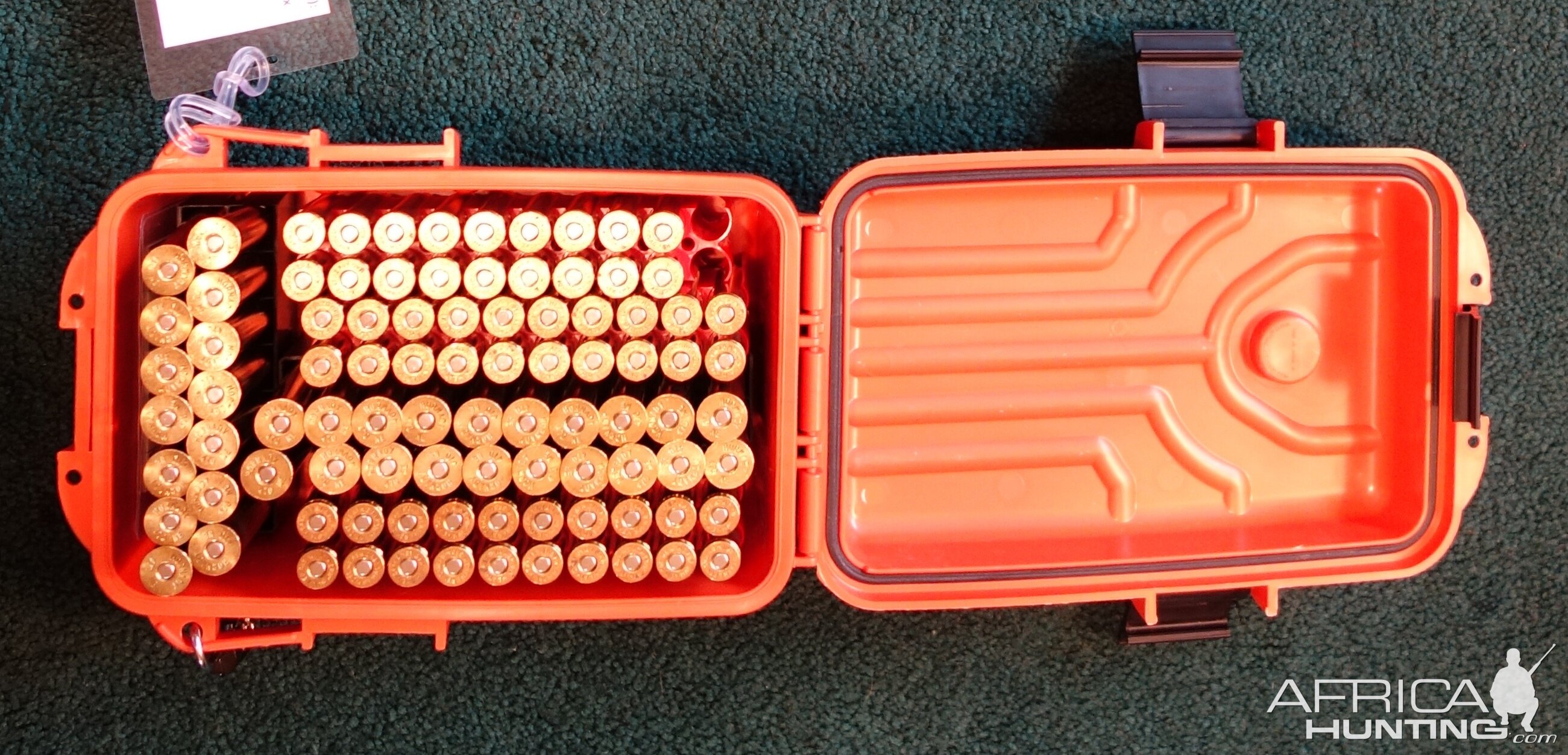 MTM Travel-Survivor dry box packed with Ammo