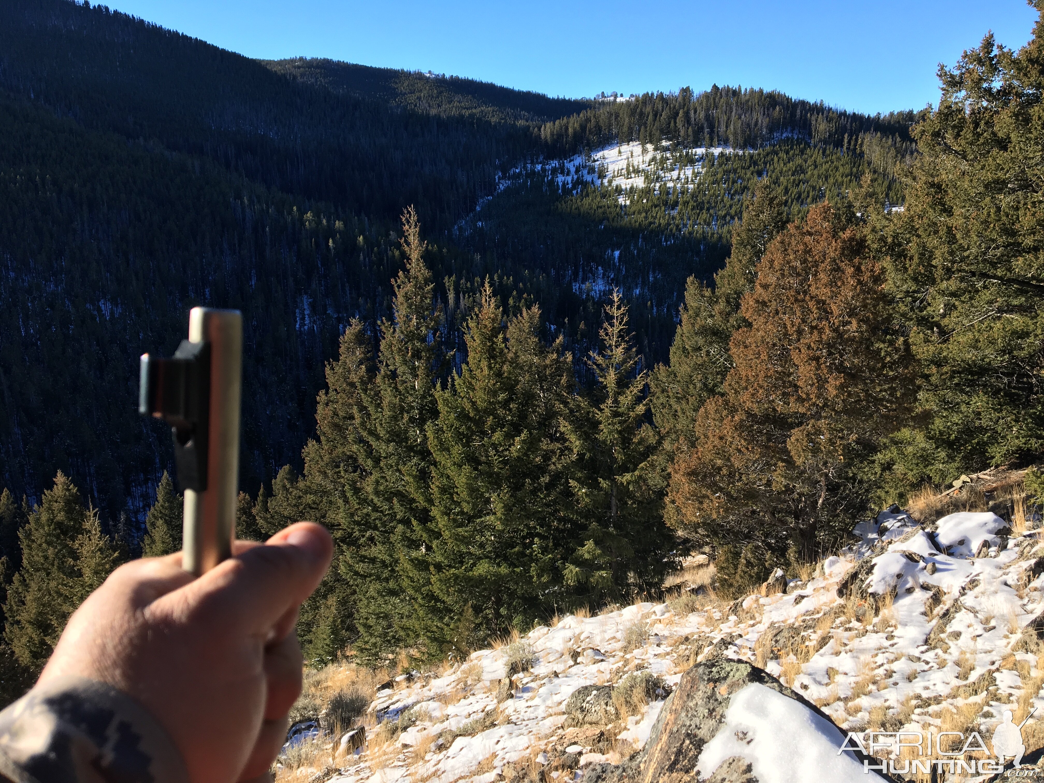 My 375 and I looking over some good Montana Elk Country