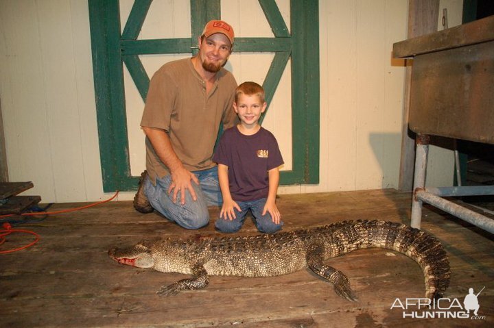 My son's first gator